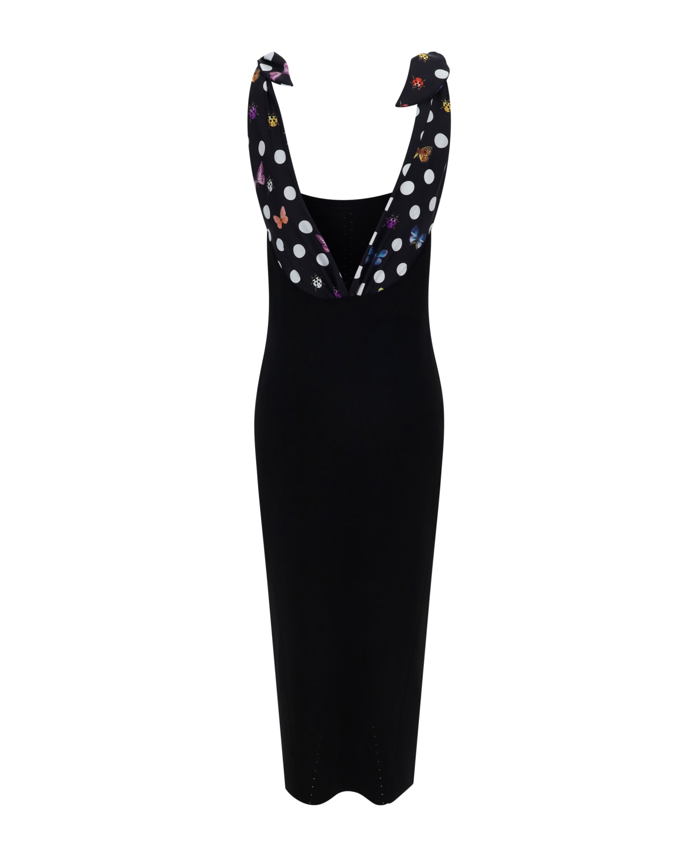 Versace Dua Lipa X Versace - Knitted Dress - Black