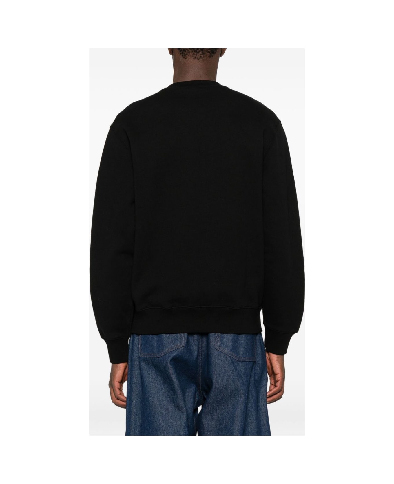 Carhartt Logo Crewneck Sweatshirt - Xx Black