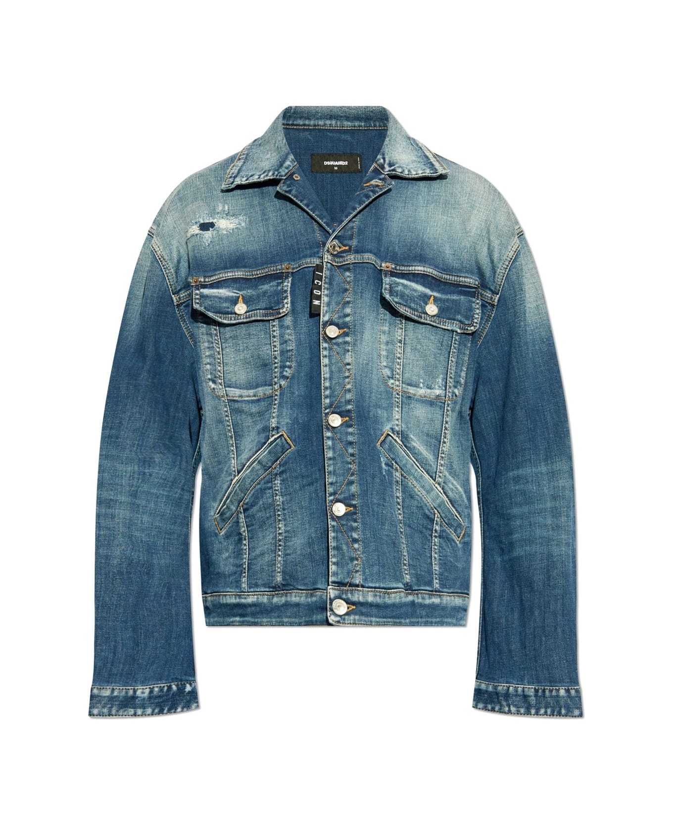 Dsquared2 Distressed Denim Jacket | italist