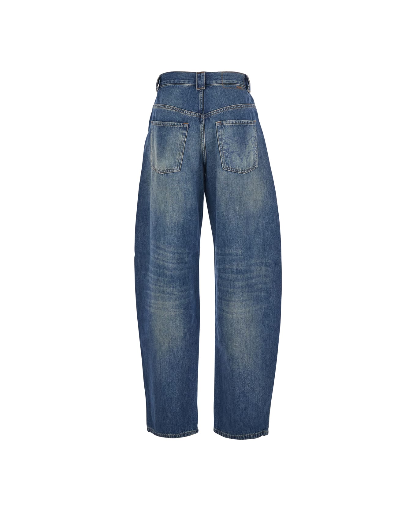 Pinko Eloise Egg Ocean Wave Denim - Blu