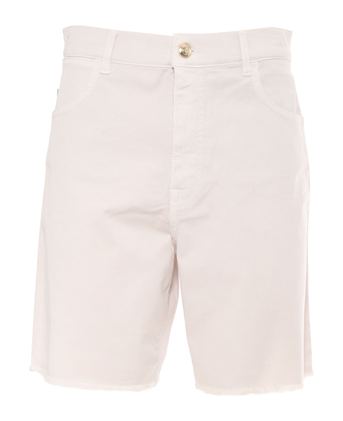 Fay 5 Pockets Shorts - Ivory