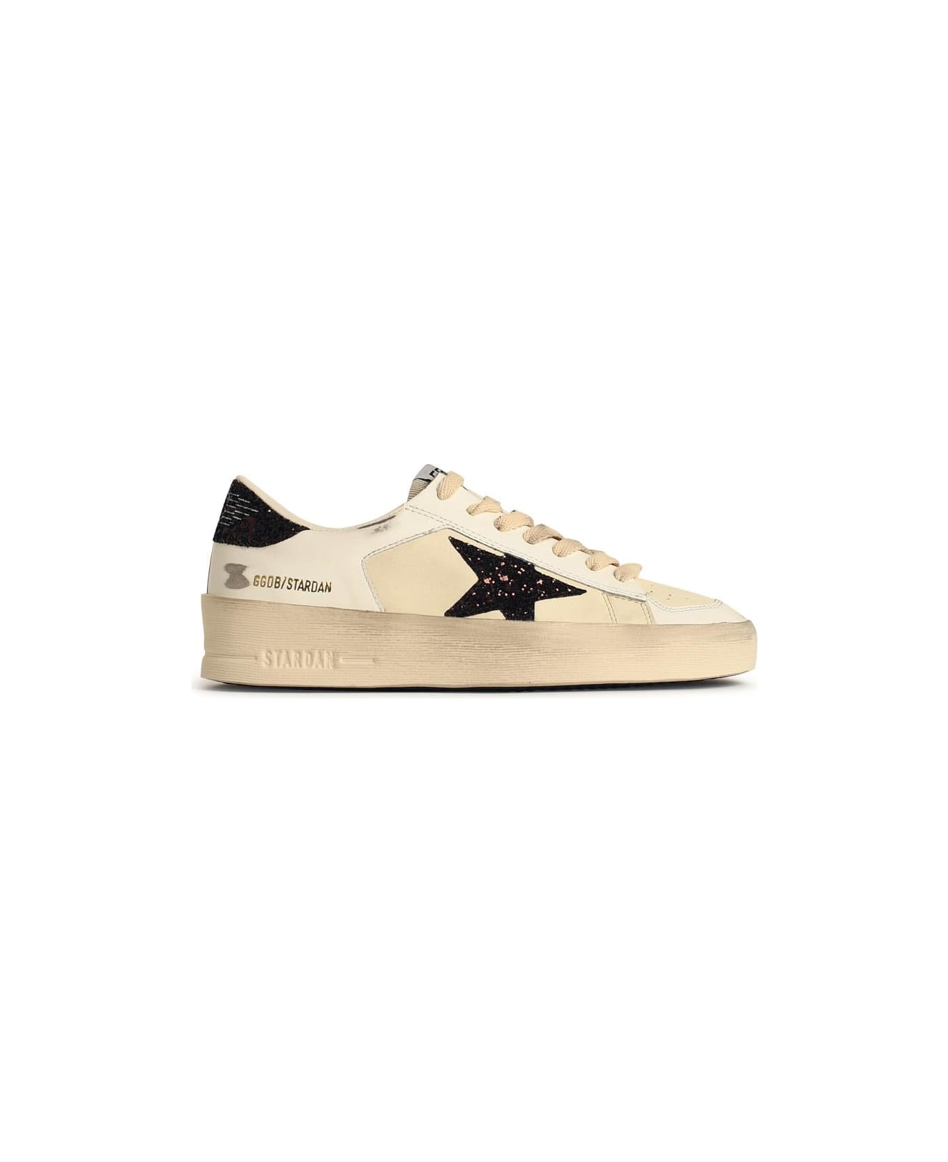 Golden Goose 'stardan' White Leather Sneakers - White