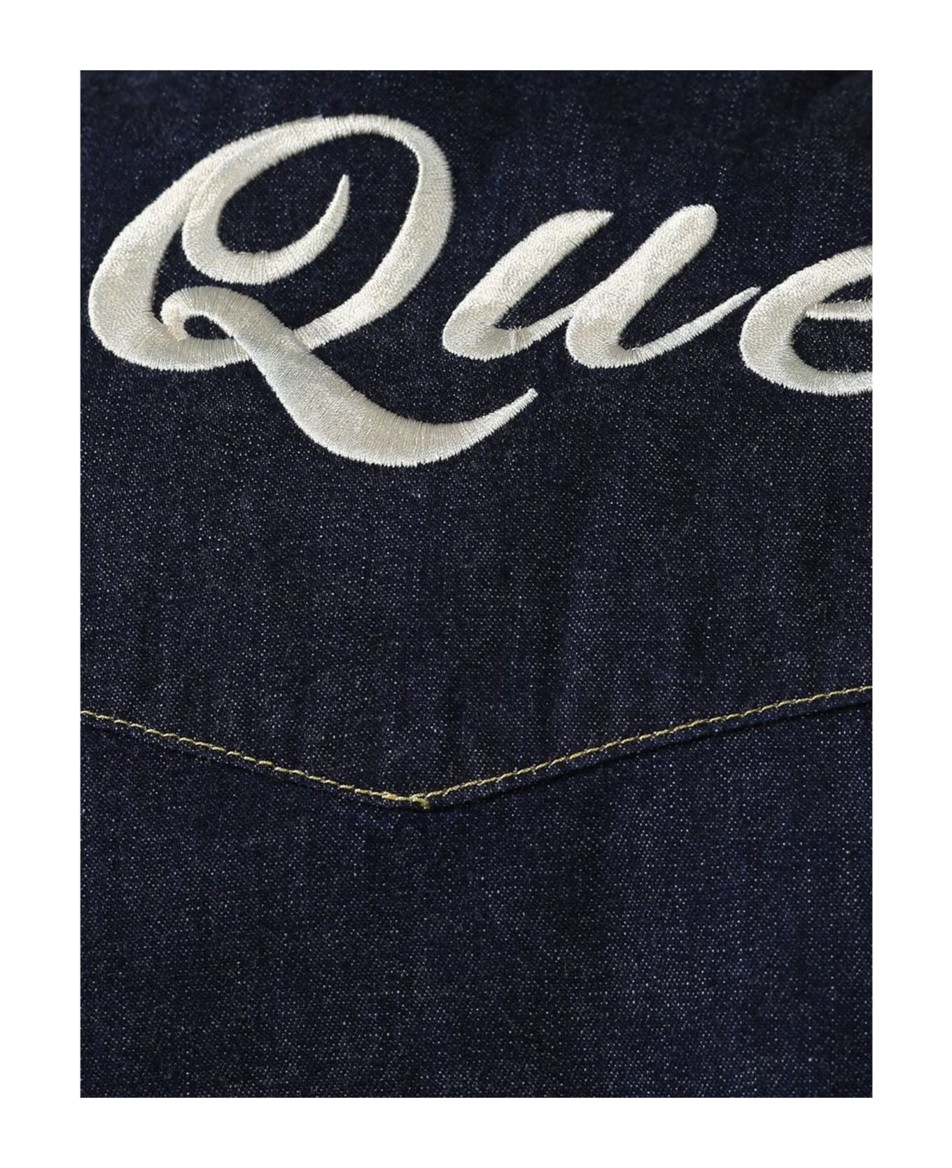 Alexander McQueen Logo Denim Shirt - Blue