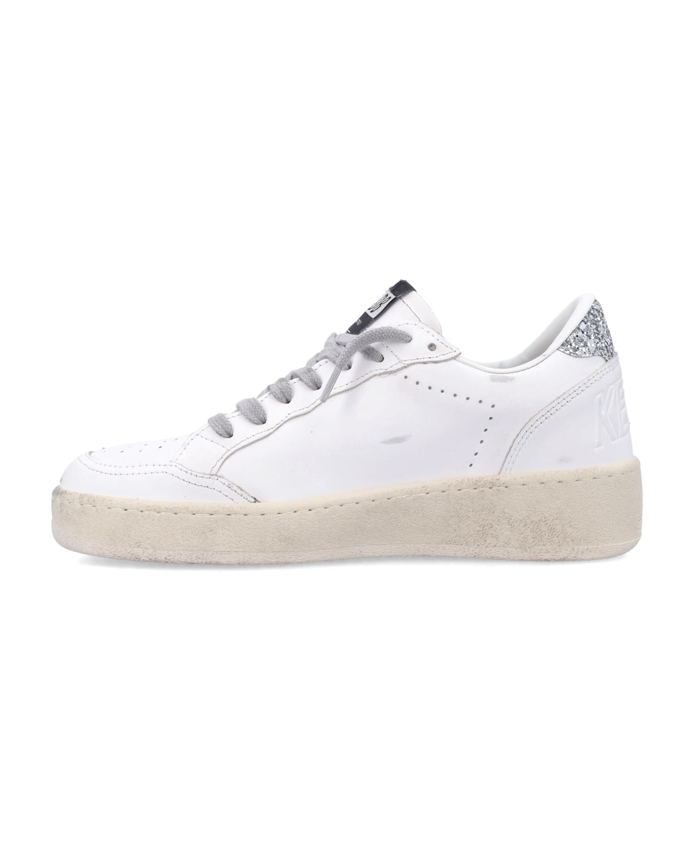 Golden Goose Ball Star - WHITE SILVER