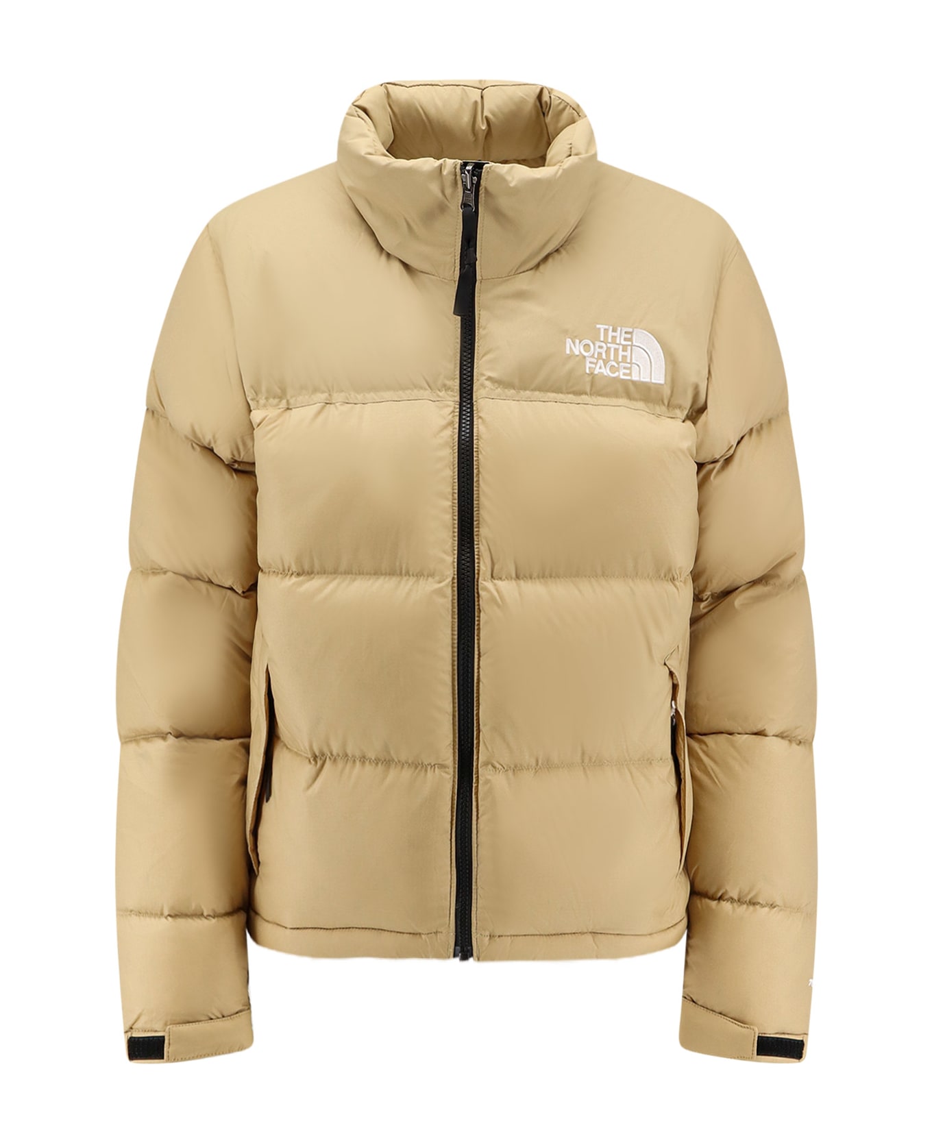 The North Face Retro Nuptse Nylon Down Jacket - Kaki