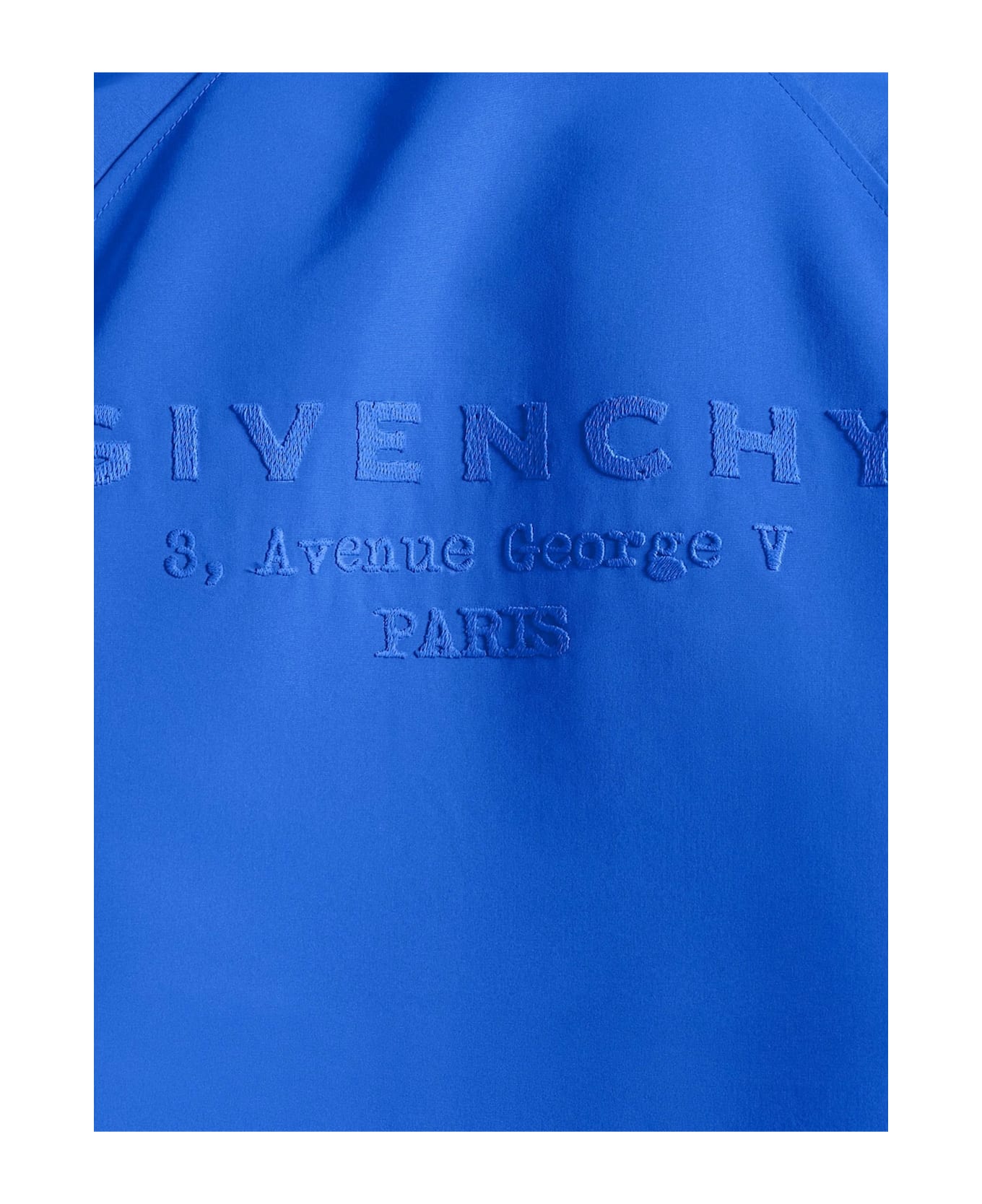 Givenchy Waterproof Nylon Jacket - Electric blue