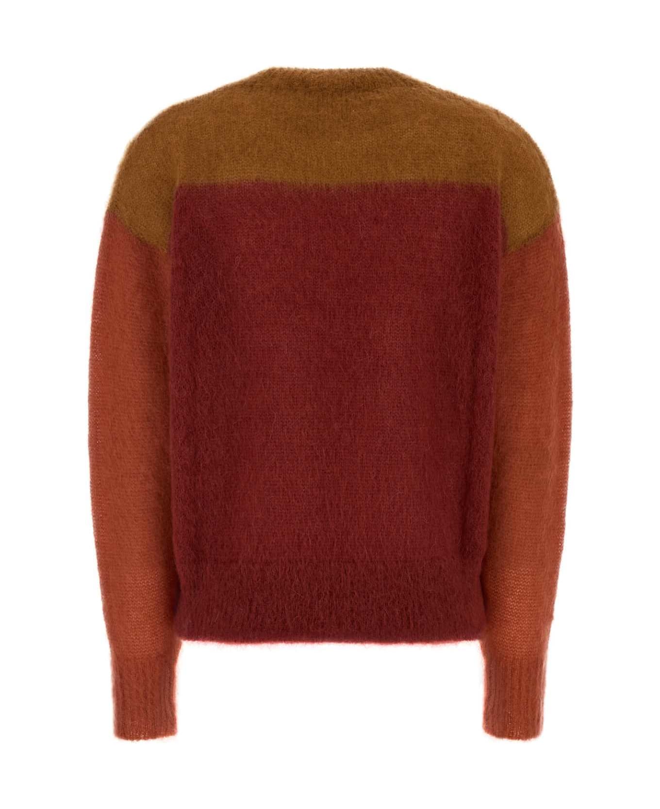 Marant Étoile Multicolor Mohair Blend Madeline Sweater - GARNET
