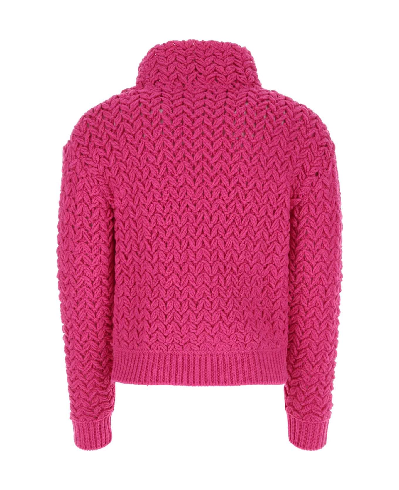 Valentino Garavani Pink Pp Wool Sweater - UWT