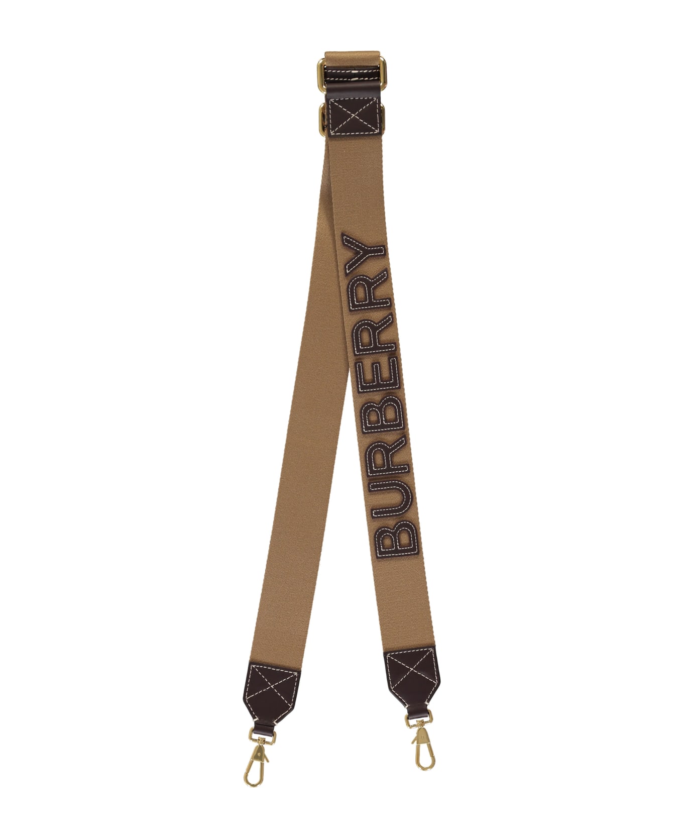 Burberry Adjustable And Removable Fabric Shoulder Strap - brown