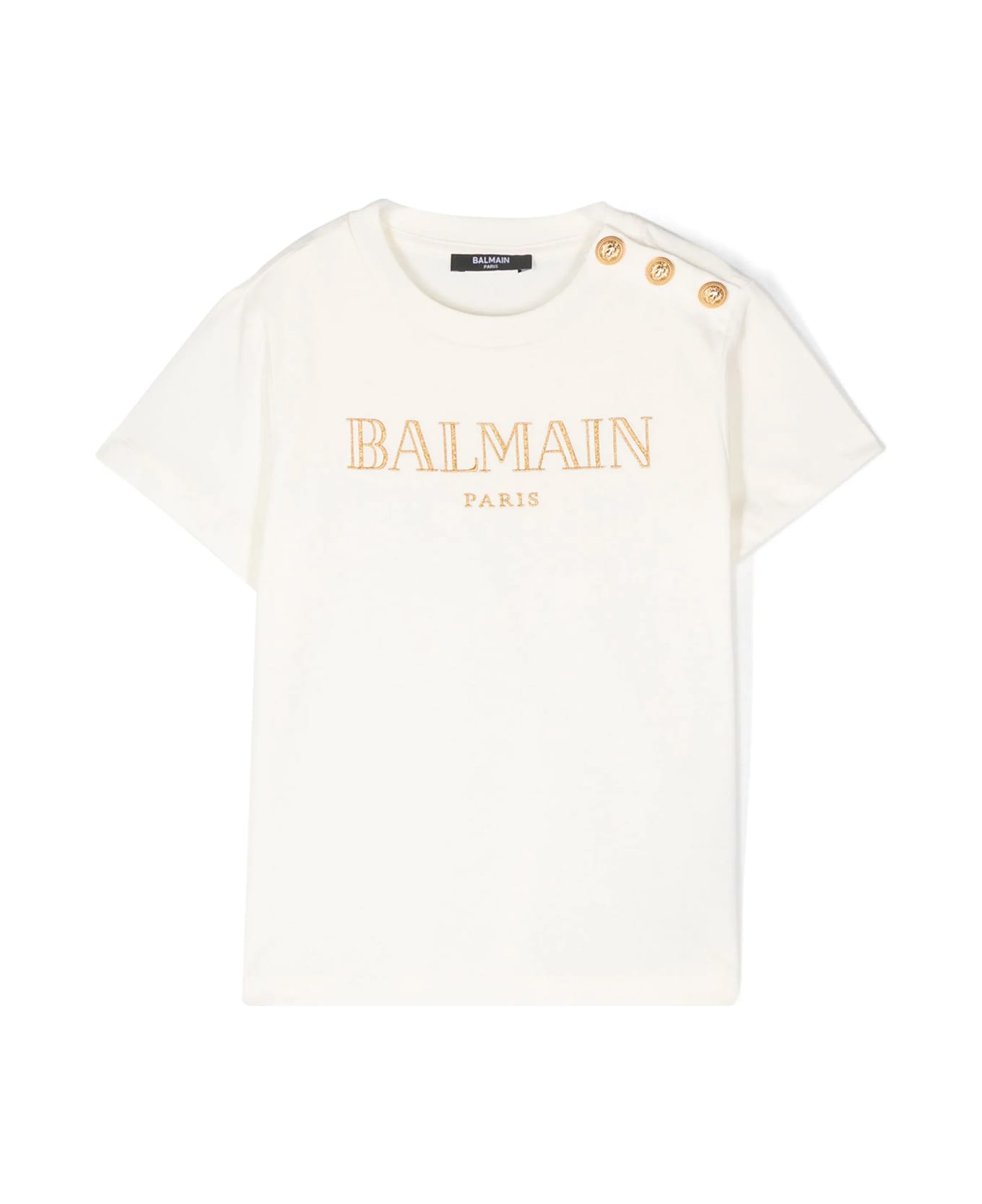 Balmain T-shirt With Logo - White