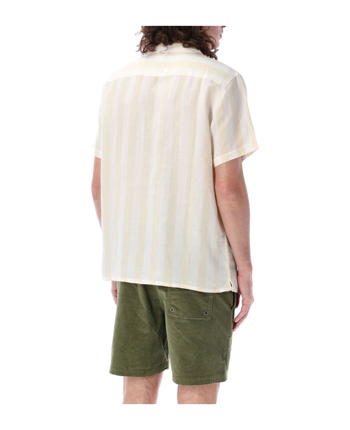 RVCA Stripe Shirt - CANARY