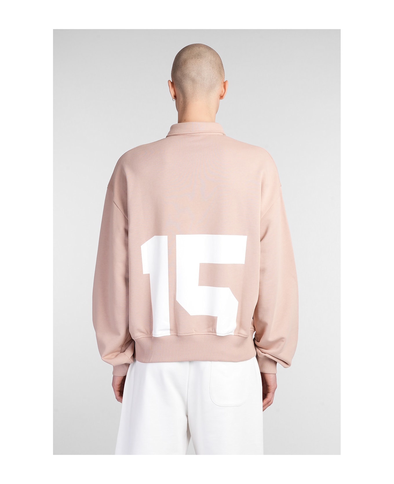 ih nom uh nit Polo In Rose-pink Cotton - rose-pink