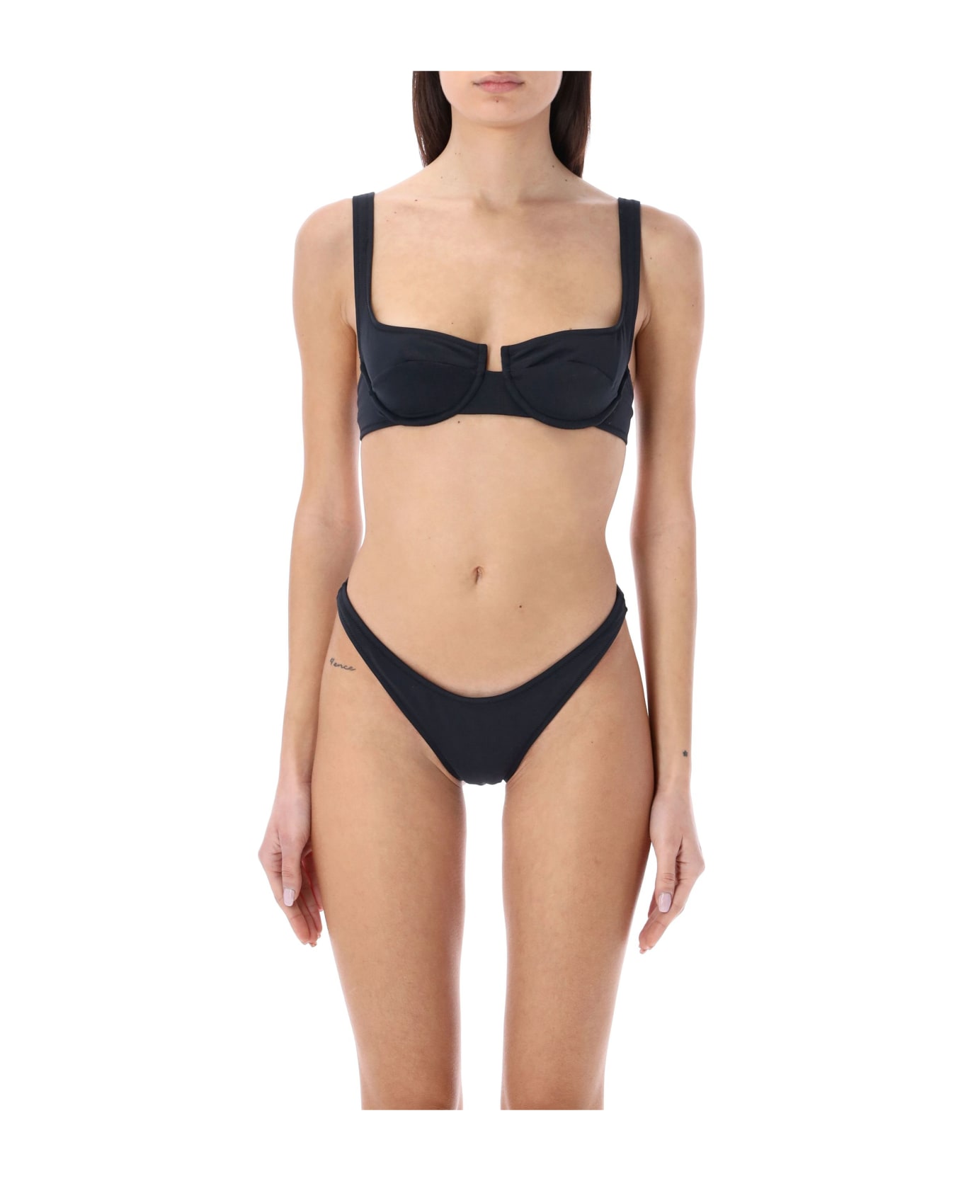 Reina Olga Brigitte Bikini Set - BLACK
