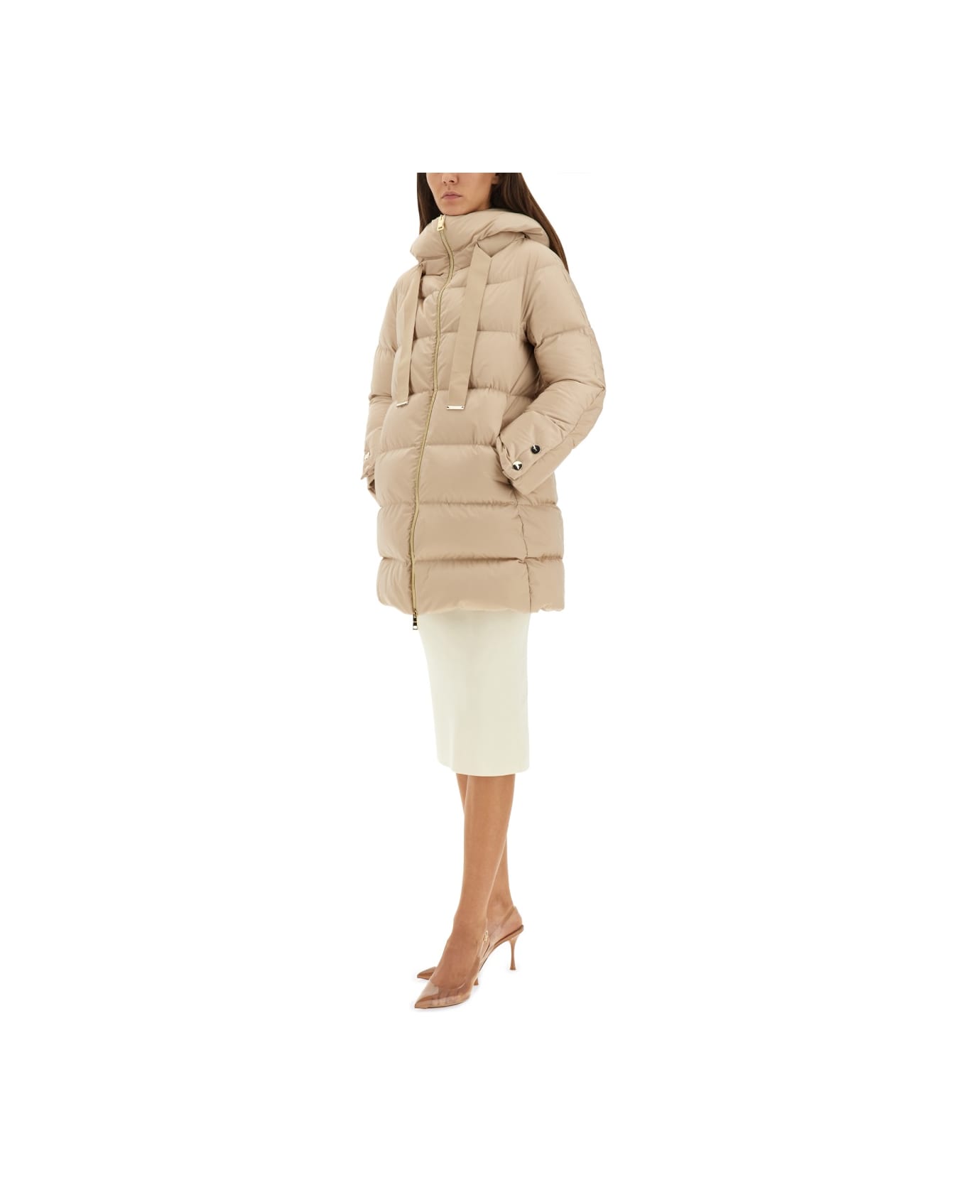 Herno "a-shape" Coat - BEIGE