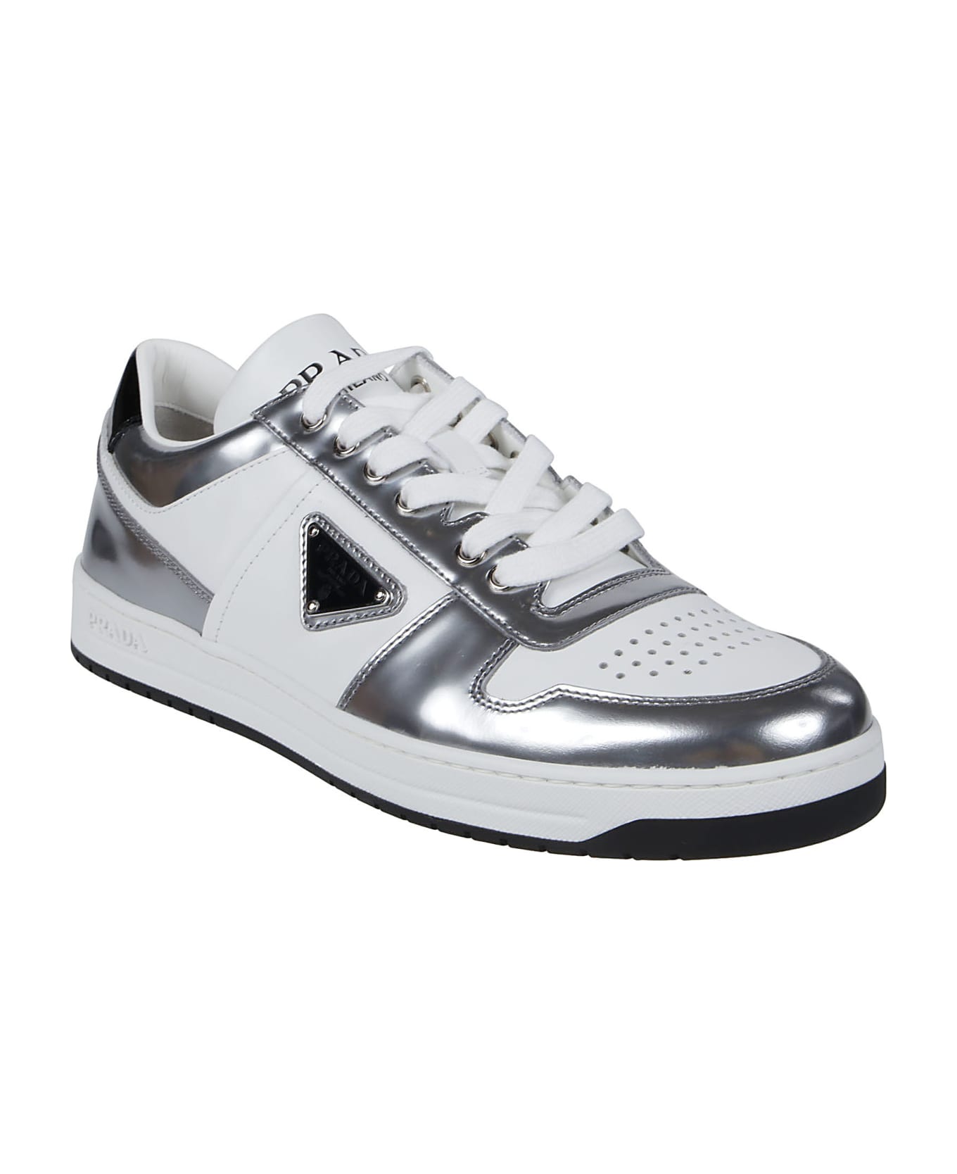 Prada Sneakers Downtown - Bianco/argento