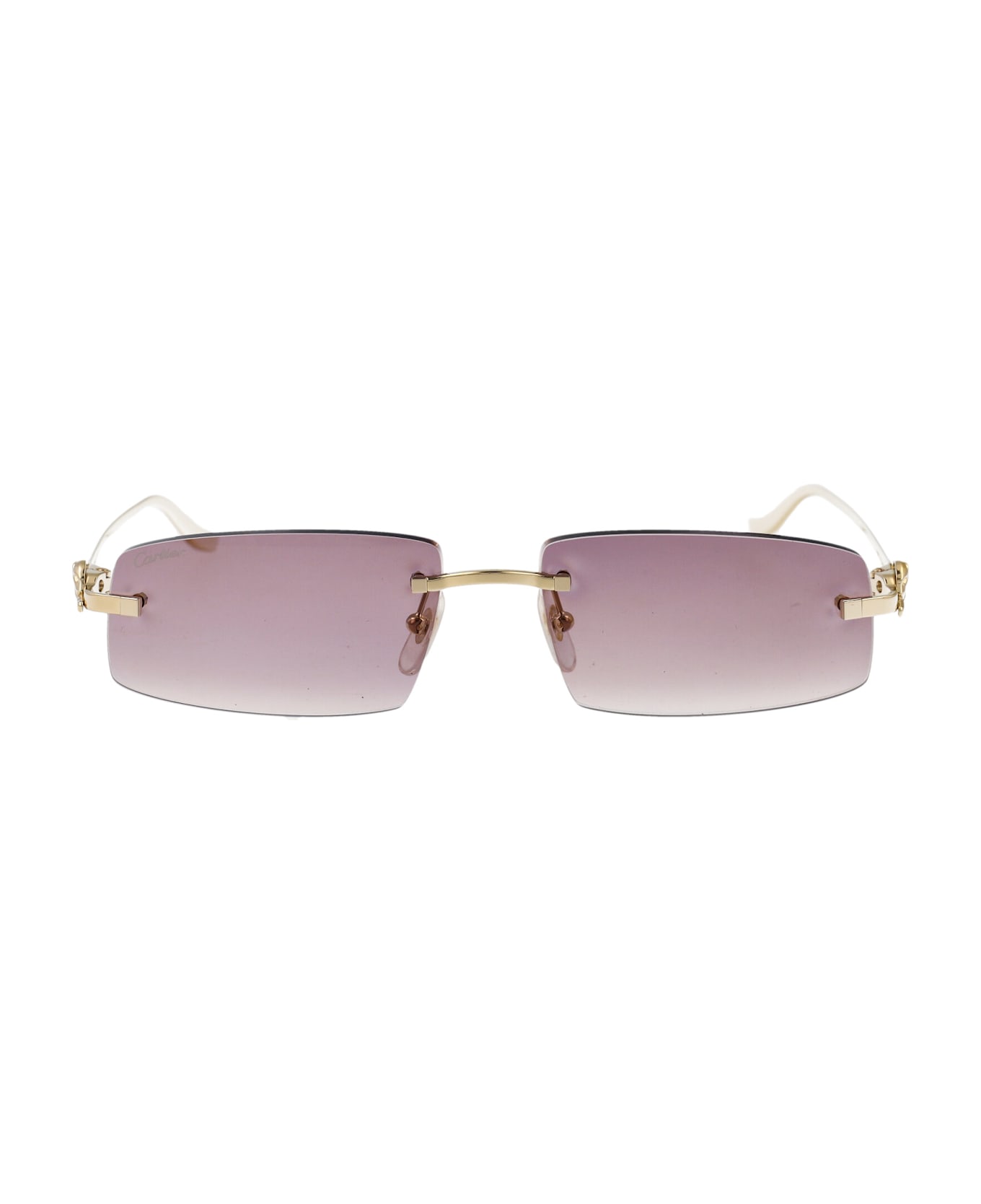 Cartier Eyewear Ct0505s Sunglasses - GOLD GOLD VIOLET