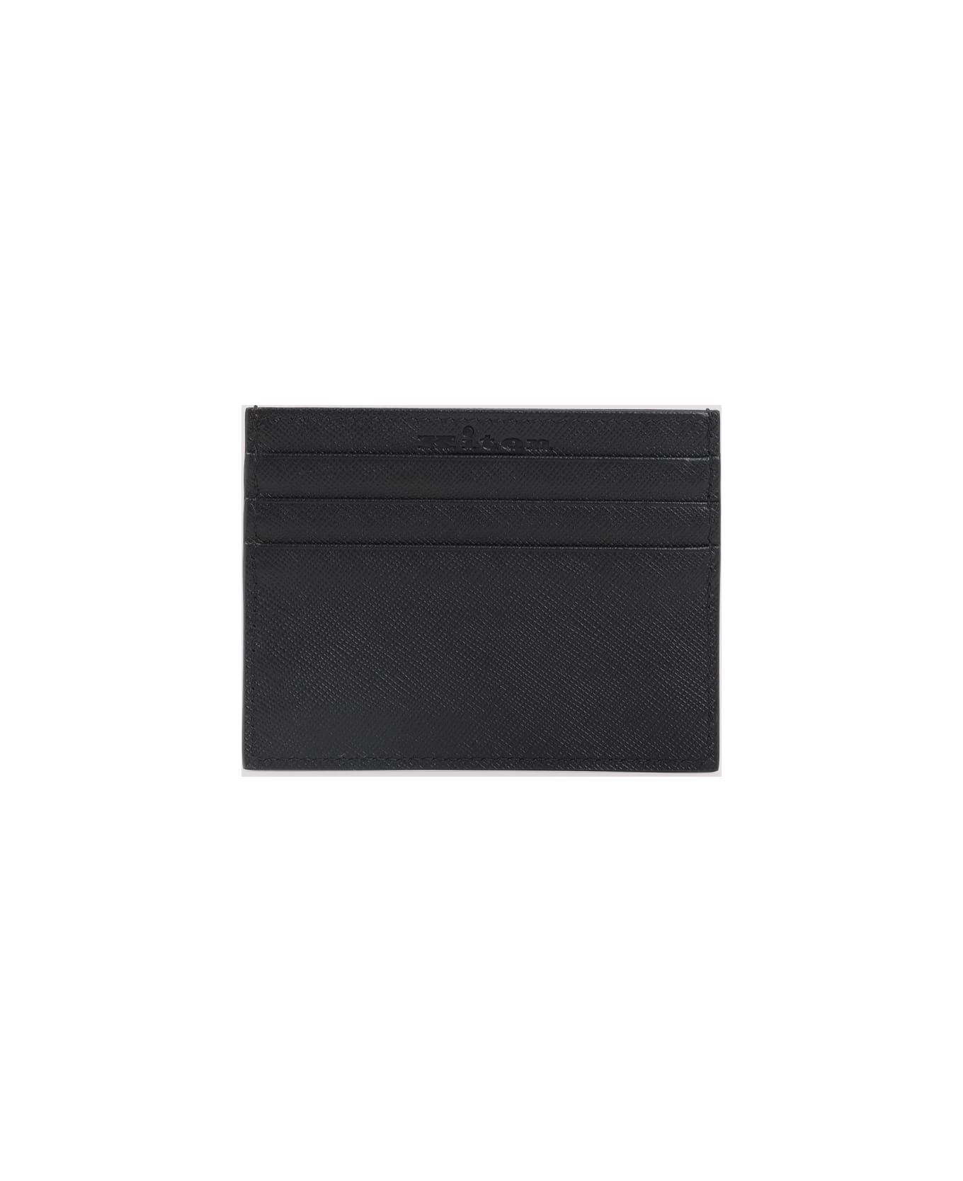Kiton Card Holder - Black