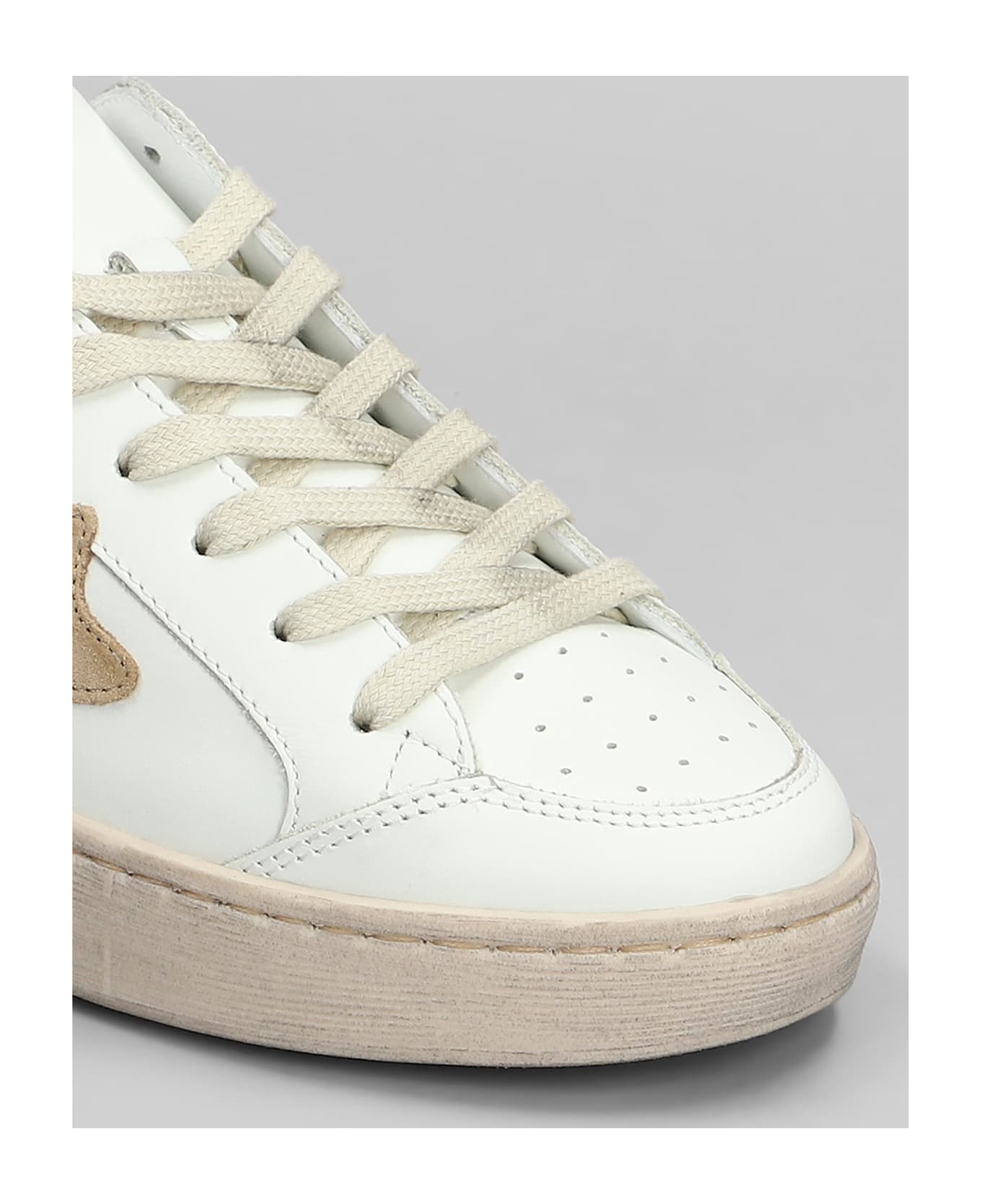 AMA-BRAND Sneakers In White Leather - white