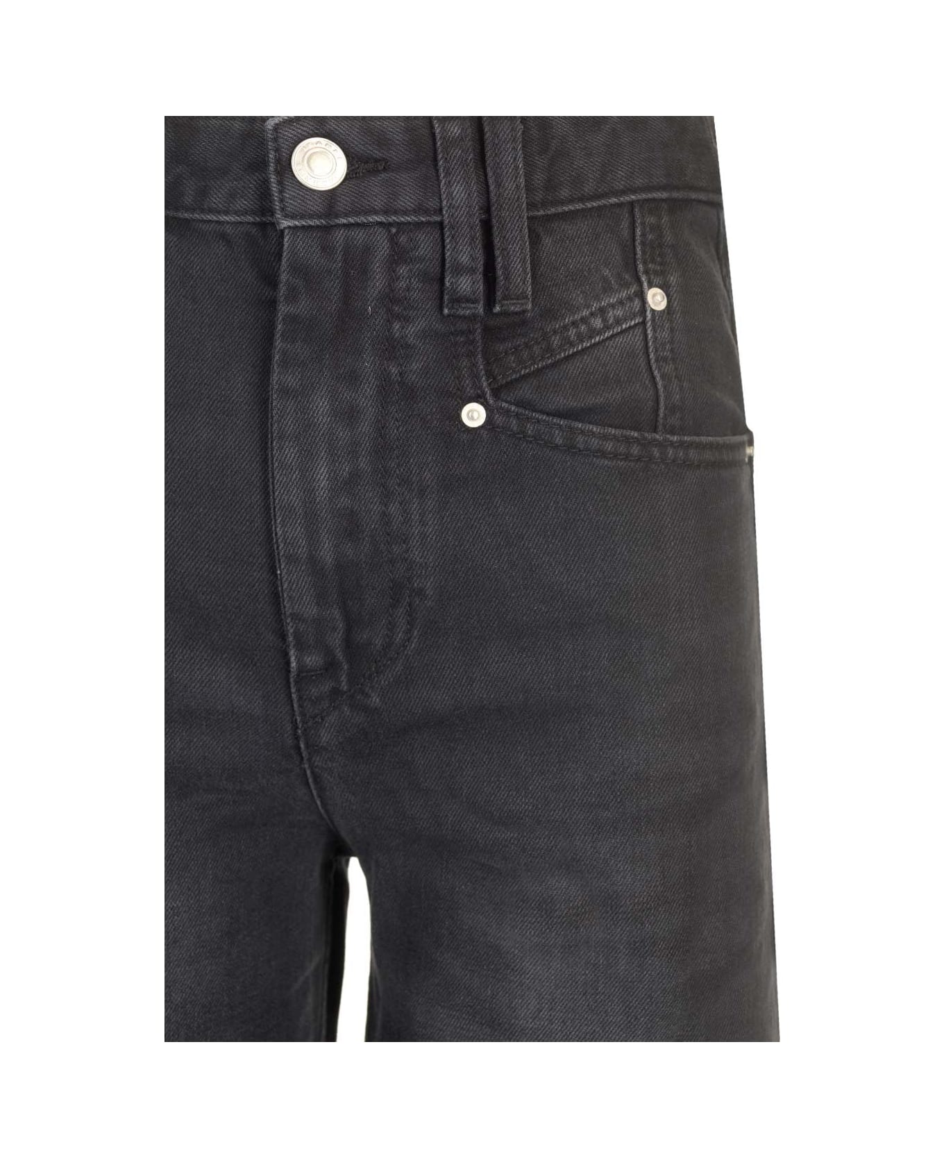 Isabel Marant 'lemony' High-waisted Jeans - Black