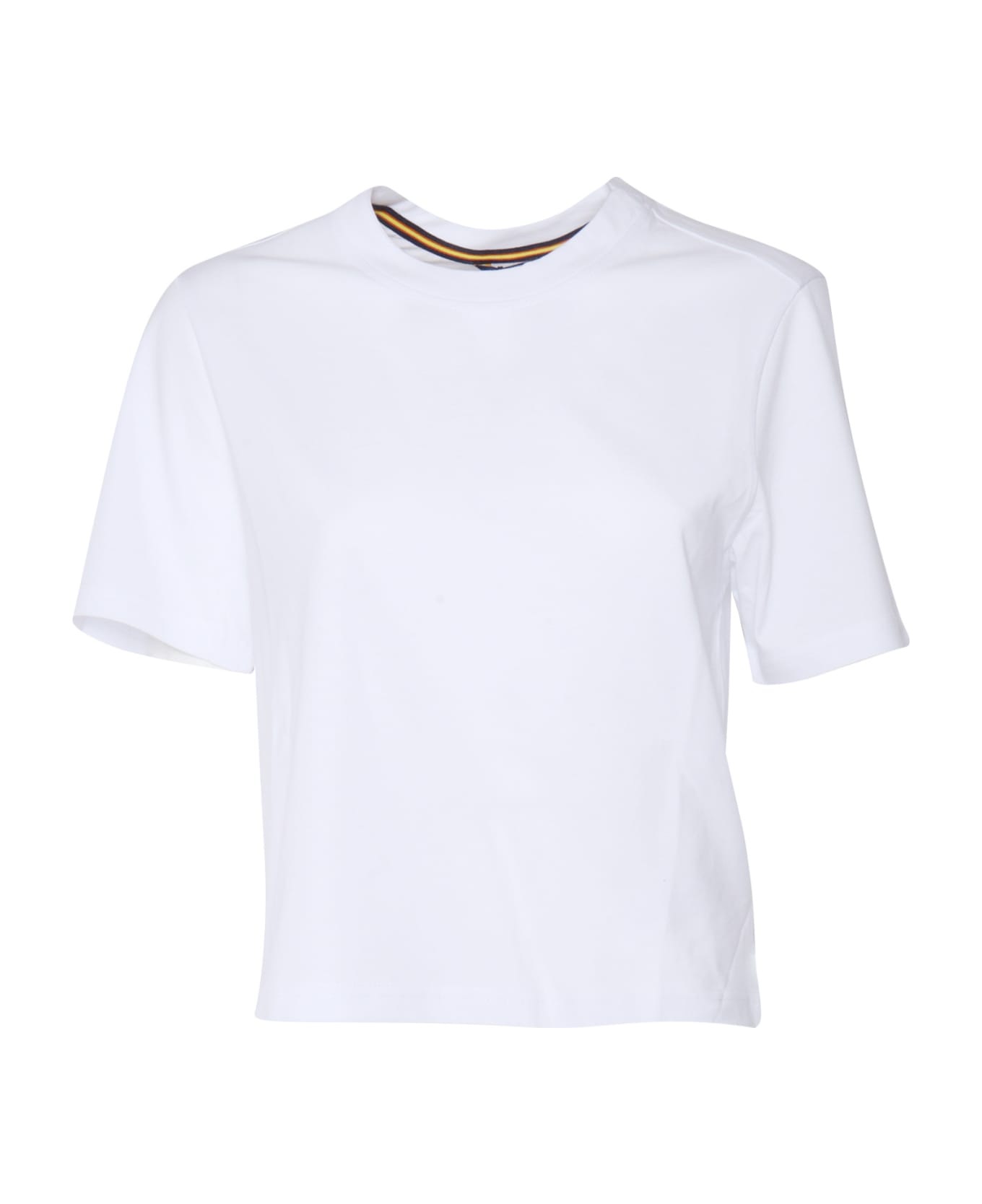 K-Way White Amilly T-shirt - WHITE