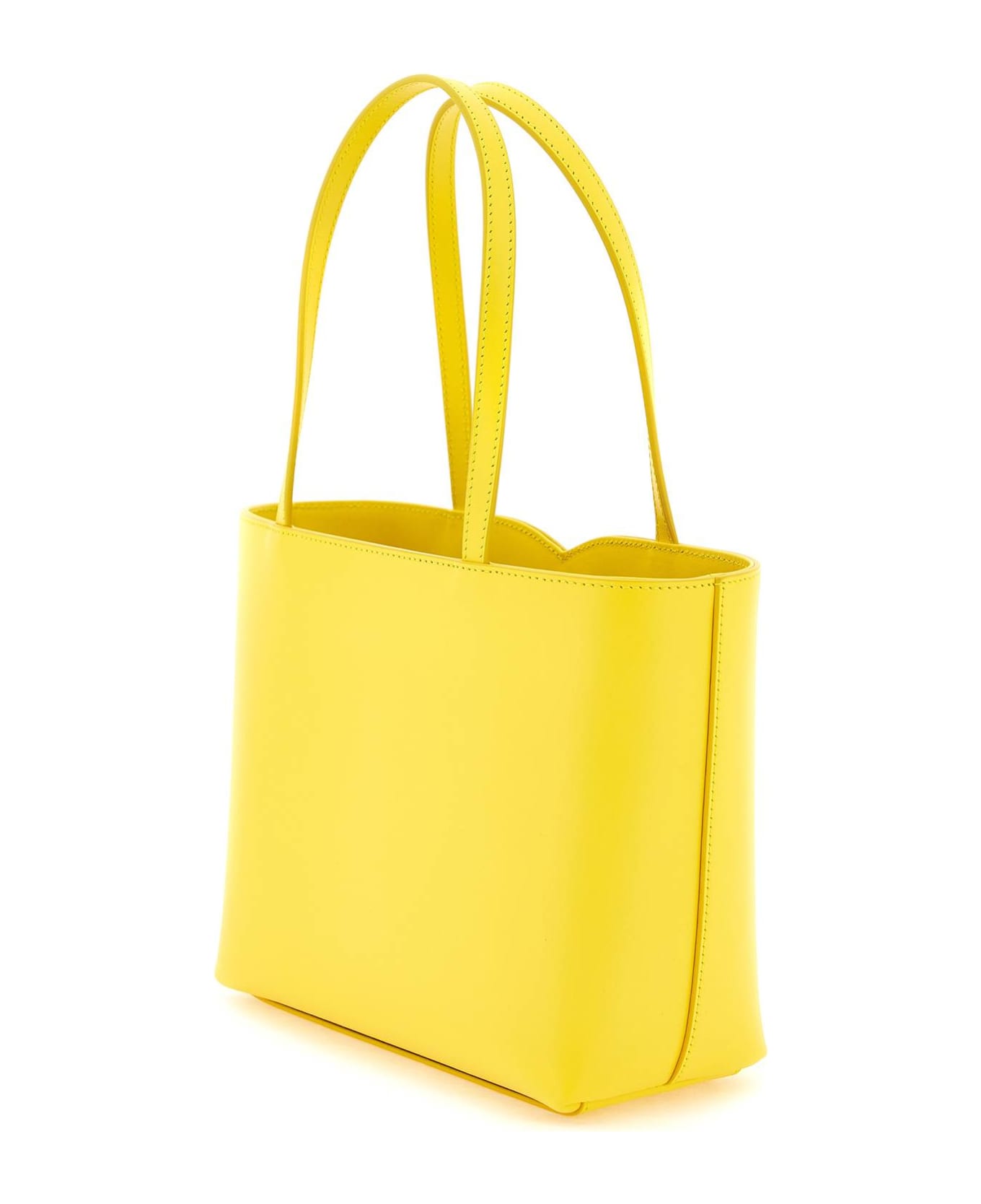 Dolce & Gabbana Logo Shopping Bag - GIALLO ORO (Yellow)