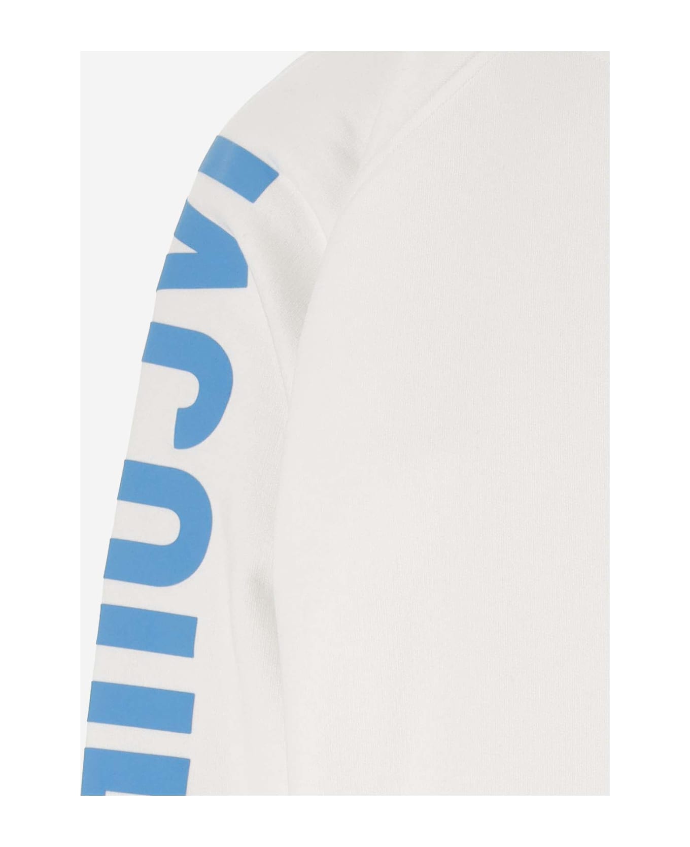 Jacquemus Cotton Sweatshirt With Logo - White