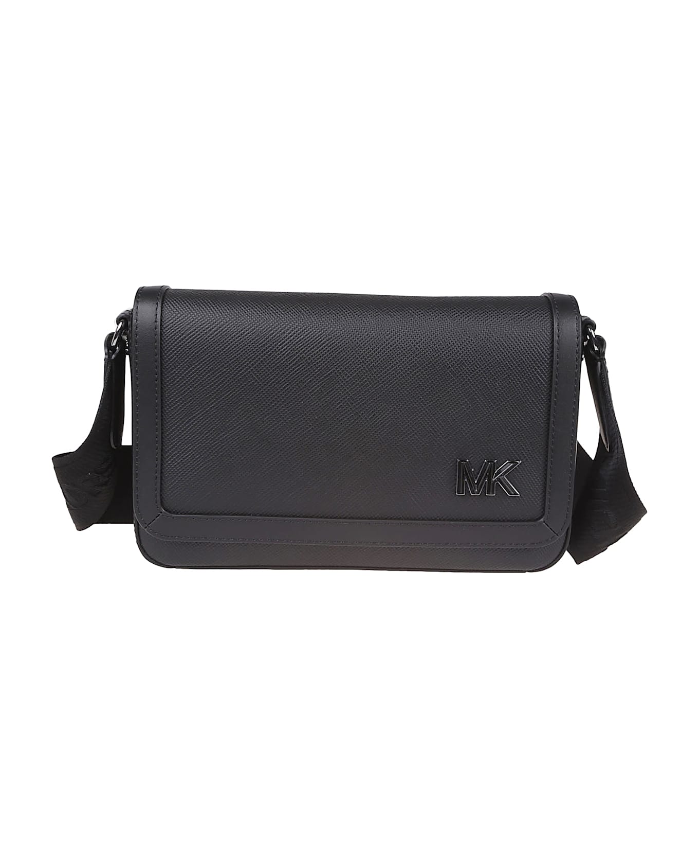 Michael Kors Edison Mini Flap Crossbody Bag - Black