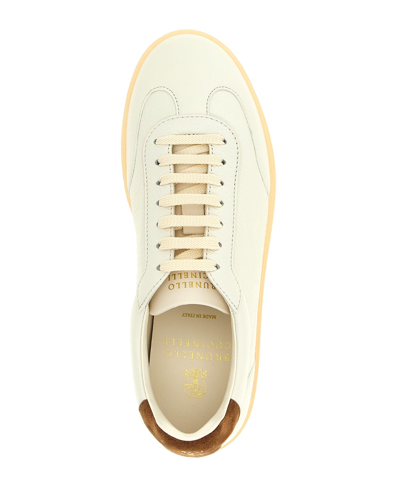 Brunello Cucinelli Leather Sneakers - White
