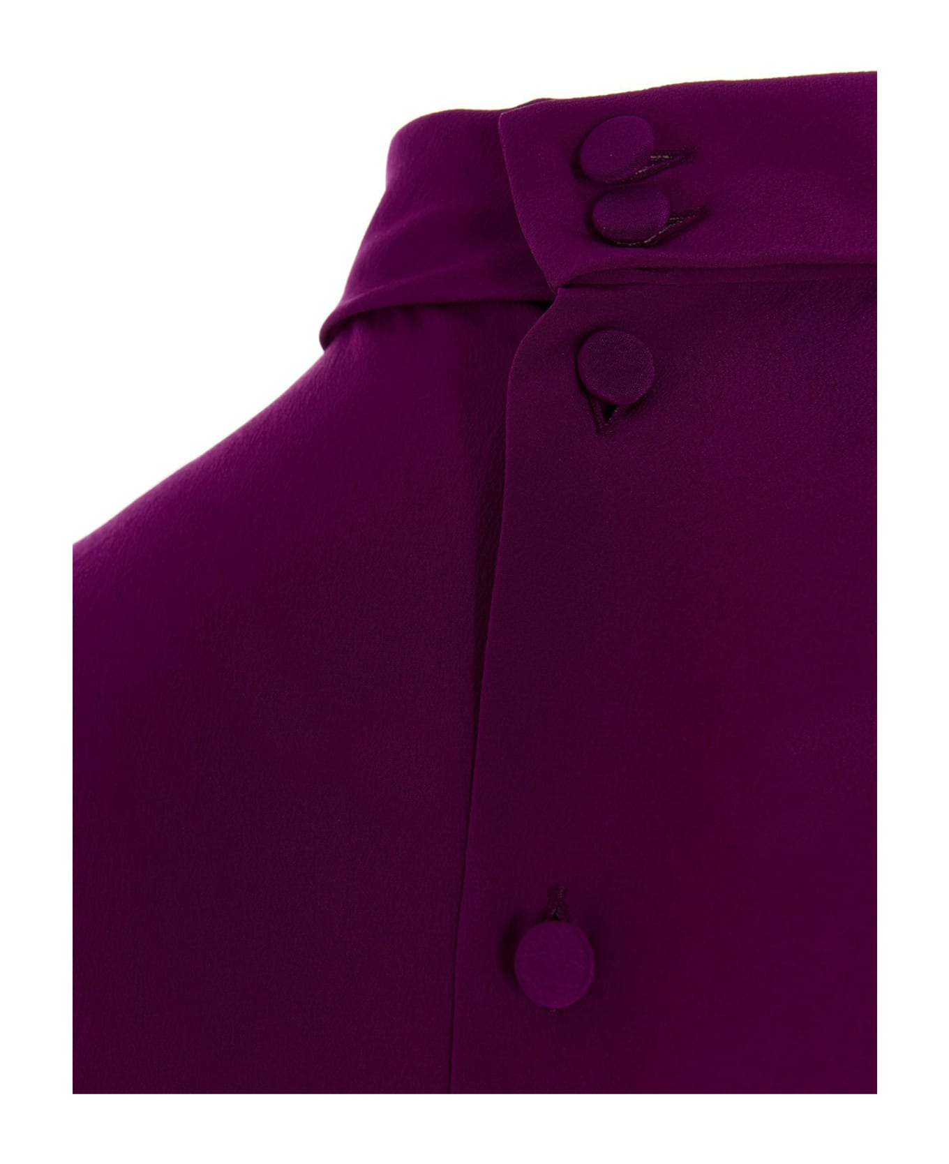 Gucci Crêpe De Chine Shirt - Purple