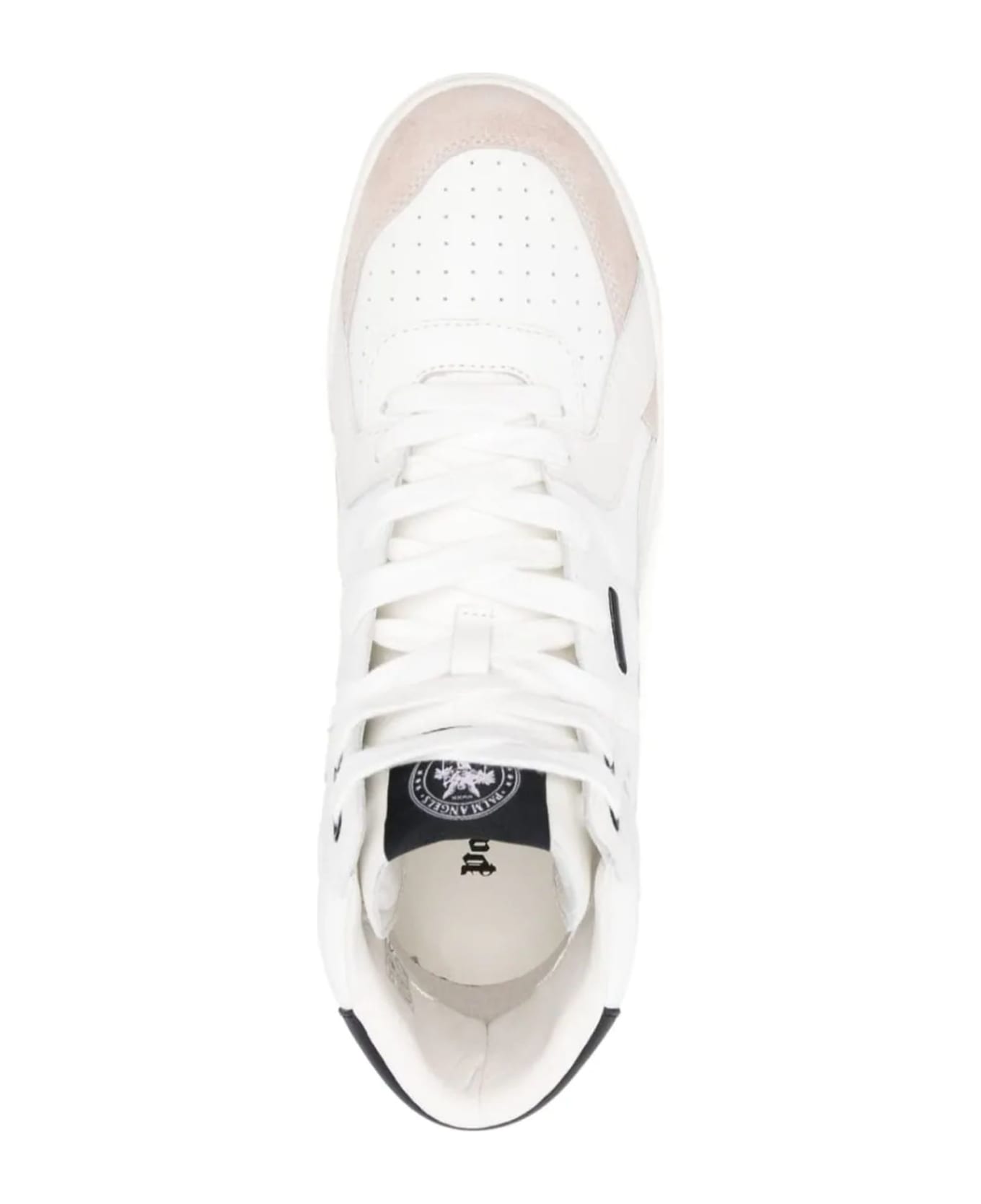 Palm Angels Logo Lace-up Sneakers - Bianco