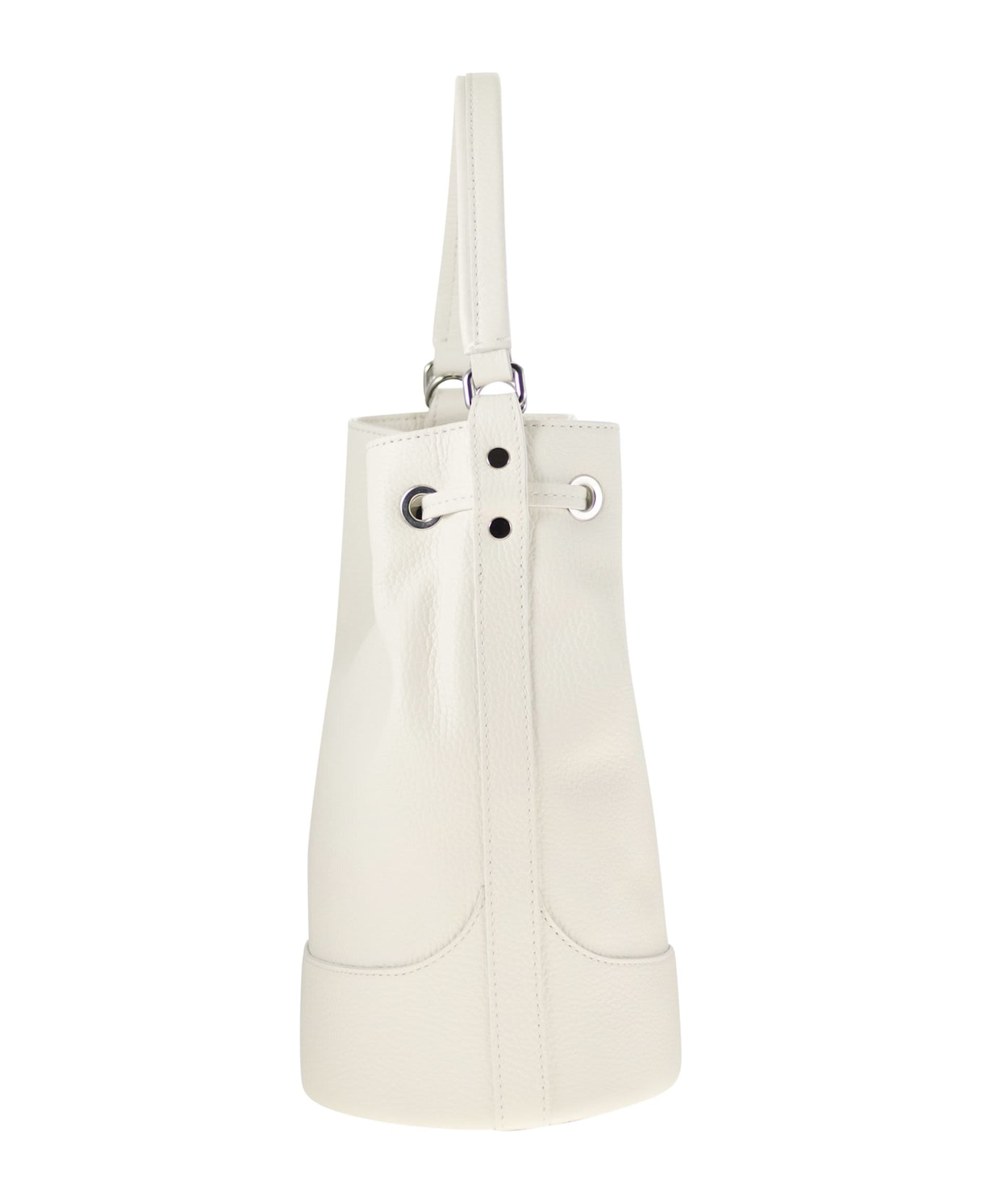 Zanellato Monda
 - Leather Bucket Bag - White
