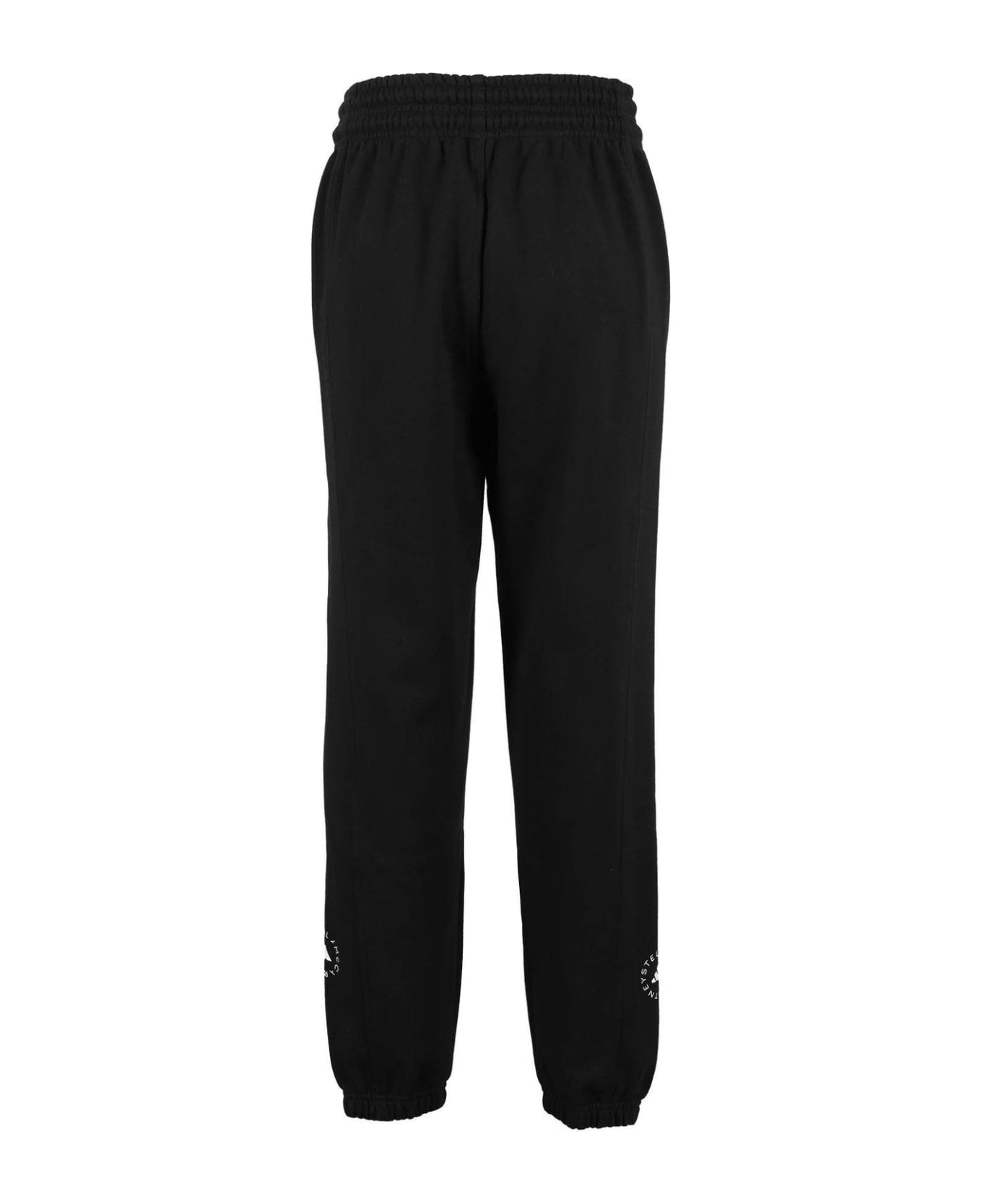 Adidas by Stella McCartney Logo Printed Drawstring Track Pants - Black