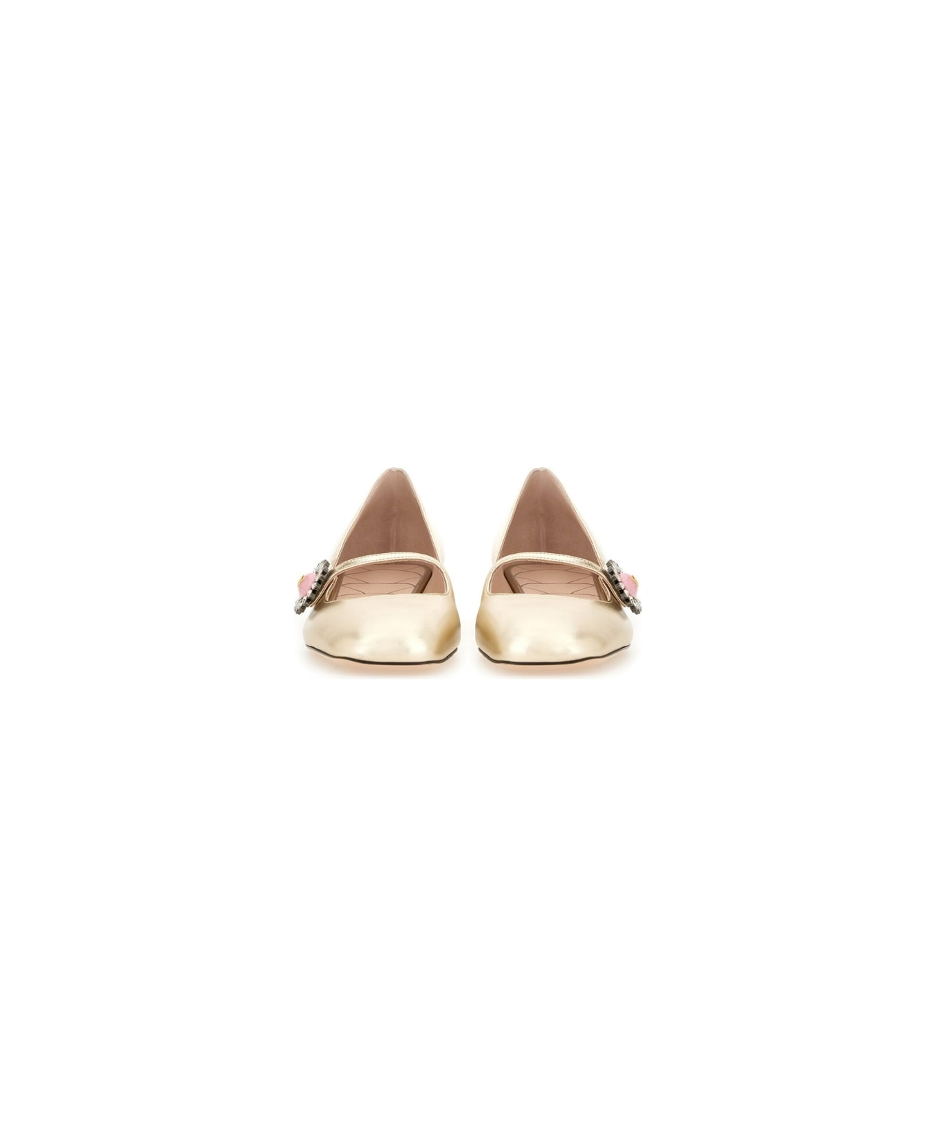 Valentino Garavani 
mary-jane Preshoes
 Ballerina In Kidskin - Grey