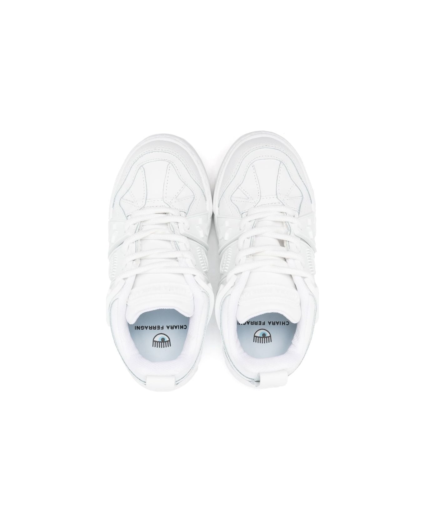 Chiara Ferragni Sneakers With Logo - White シューズ