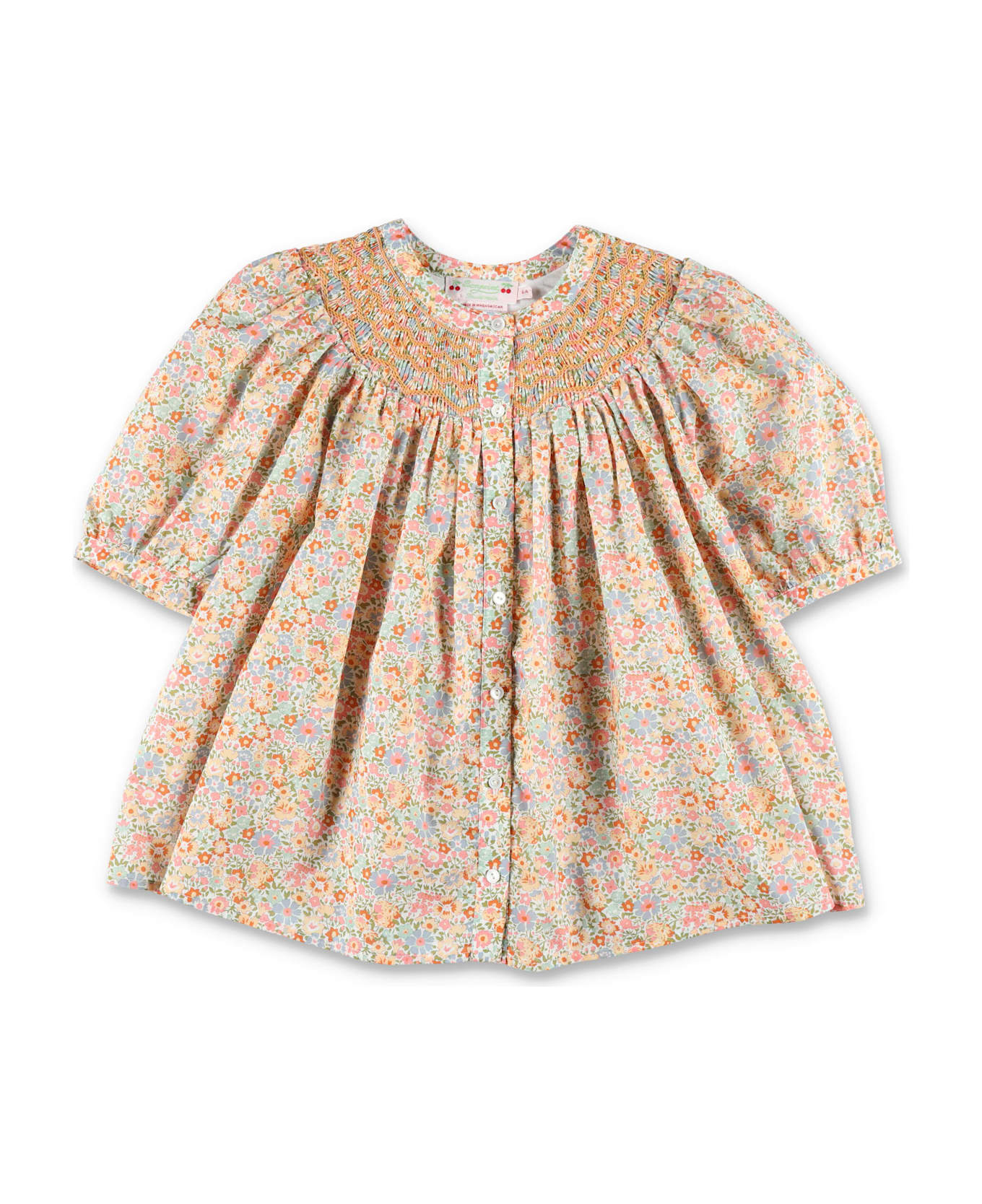 Bonpoint Kid - Elouane Smocked Blouse - FLORAL PRINT