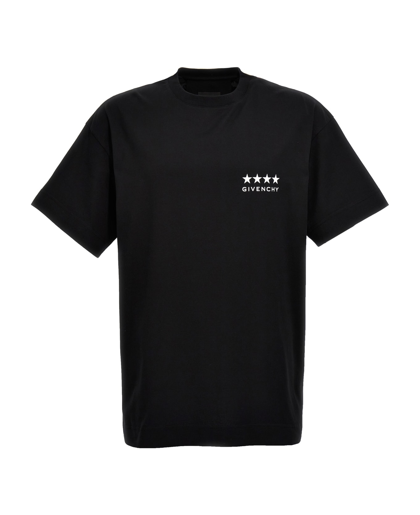 Givenchy Logo Print T-shirt - BLACK