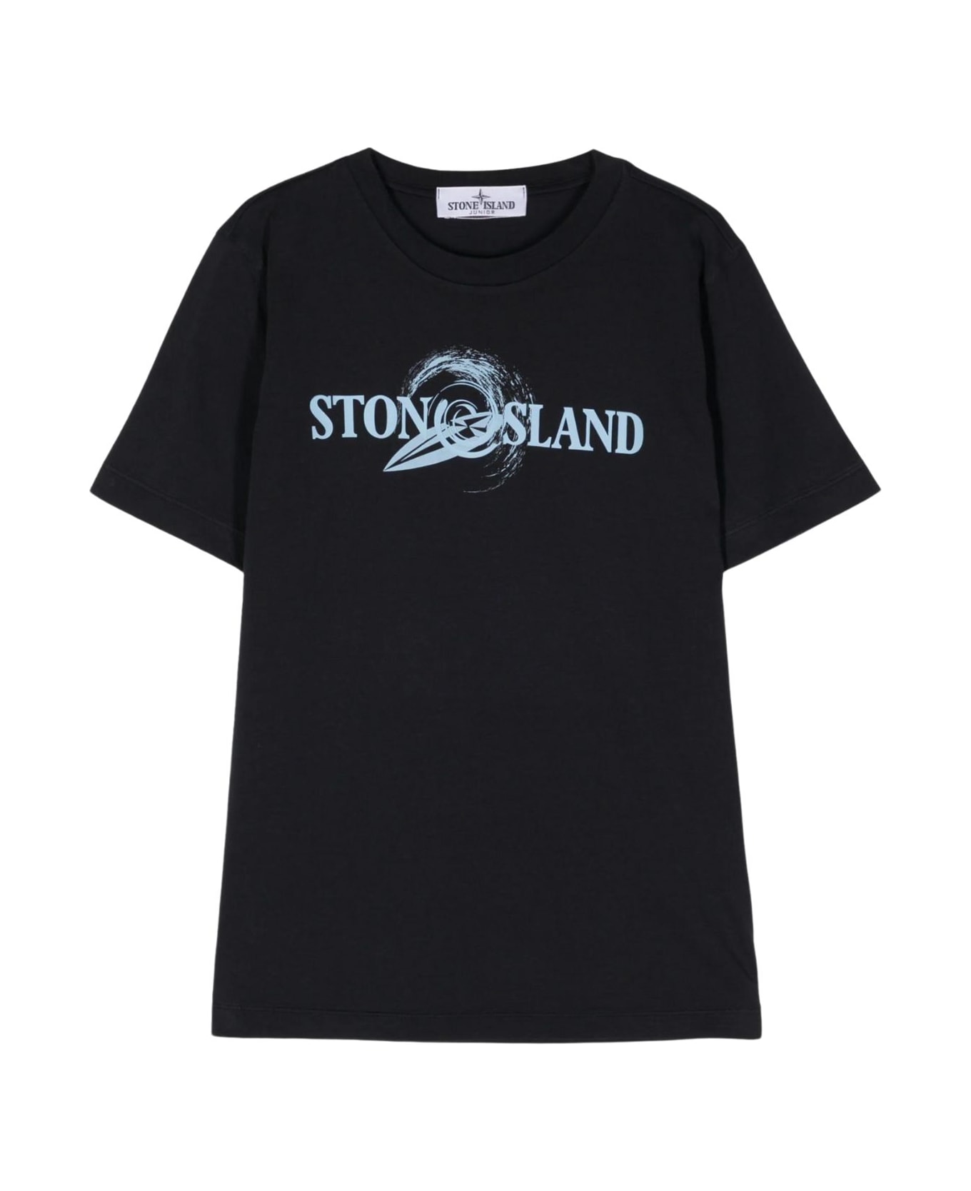 Stone Island Junior T Shirt - Navy Blue