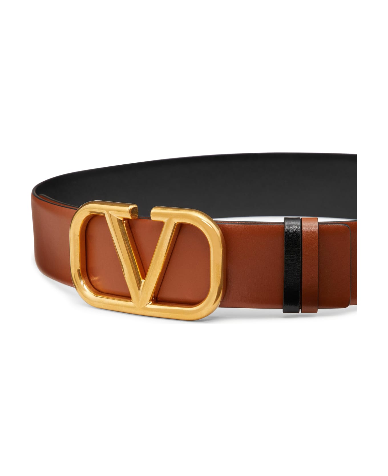 Valentino Garavani Belt H. 40 Reversibile Vlogo Signature Box Calf ...