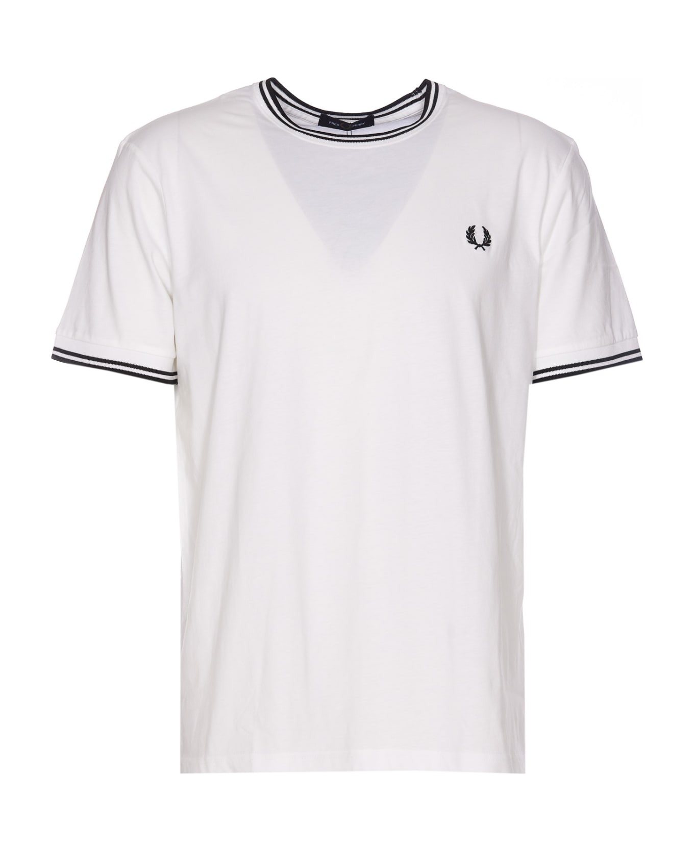Fred Perry Twin T-shirt - White シャツ