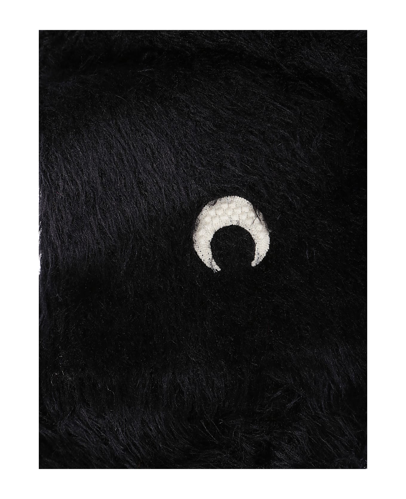 【関税込み】Wild Puffy Scarf - Marine Serre - Synthetic - Bl Marine Serre Wild Puffy Scarf - Synthetic - Black | ShopSimon