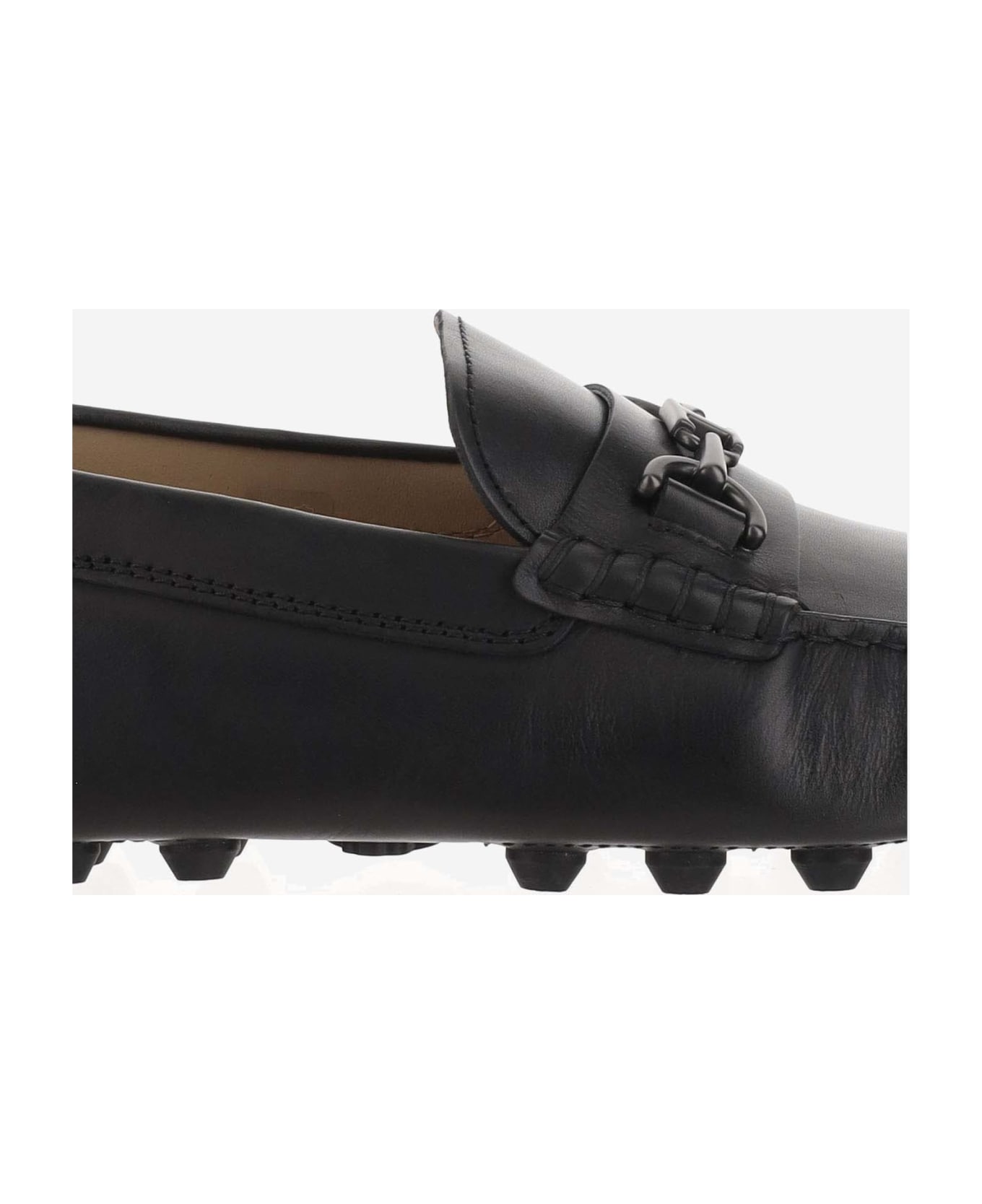 Tod's Bubble Gommino Leather Loafer - Black