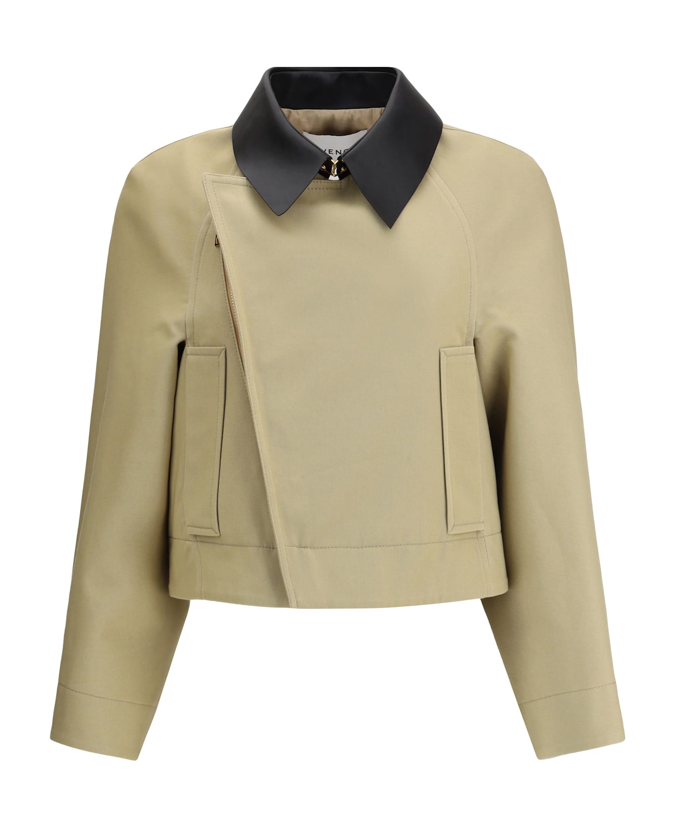 Givenchy Cropped Cotton And Wool Caban