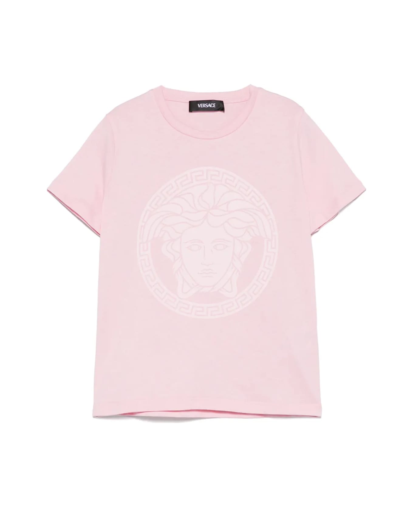 Versace Medusa T-shirt With Print - Rose