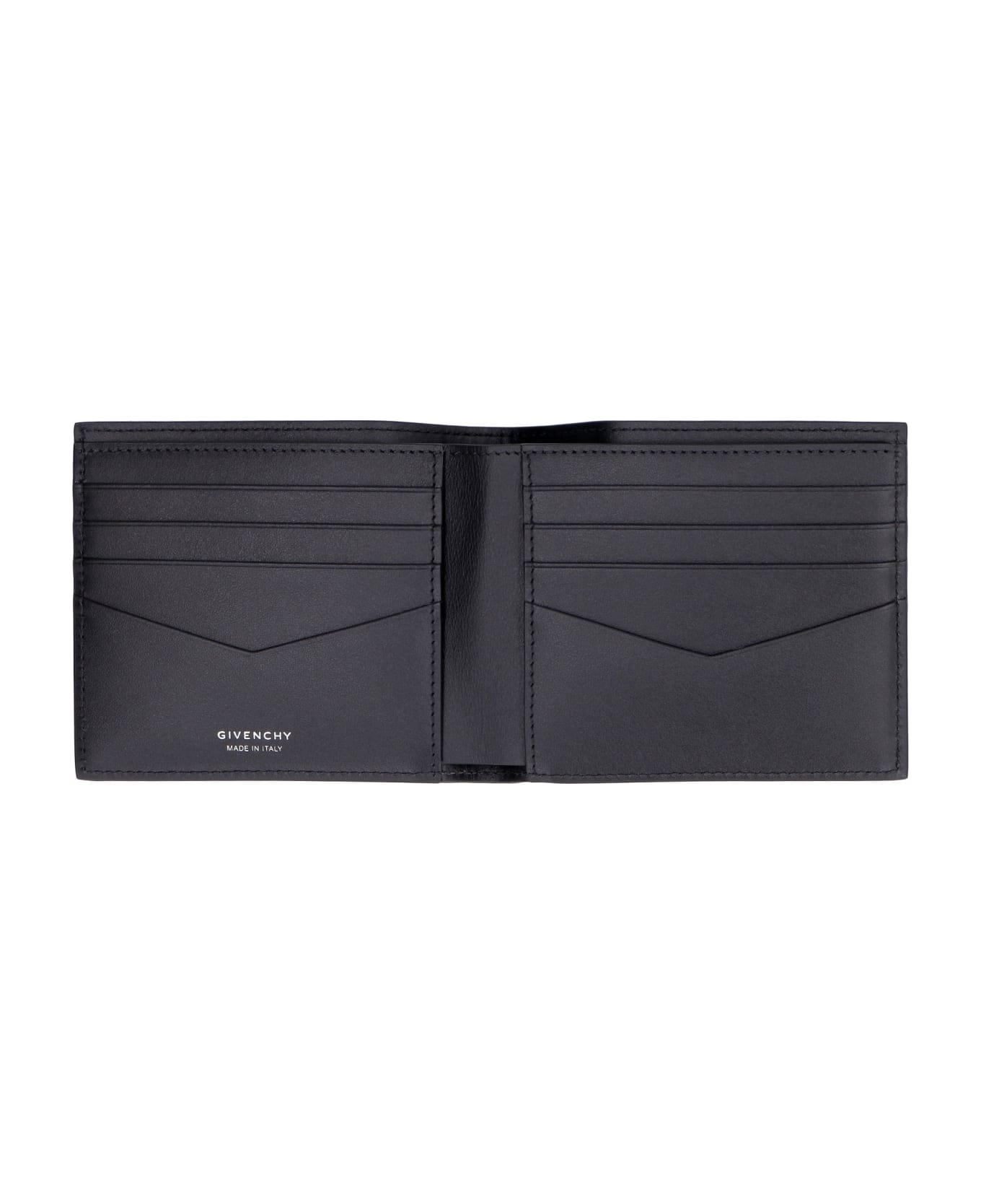 Givenchy Logo Leather Wallet - BLACK