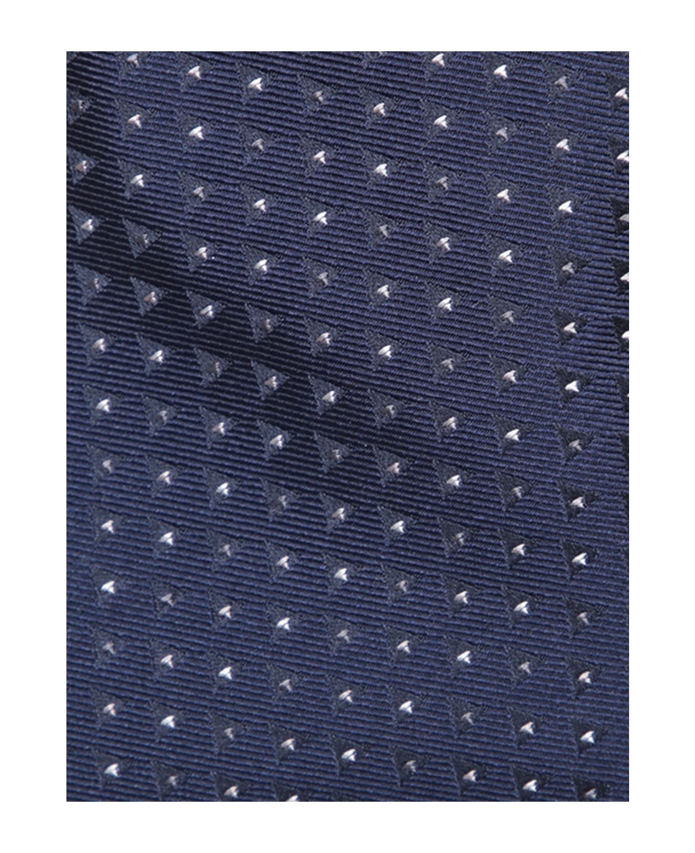 Brunello Cucinelli Dot-printed Tie - Blue