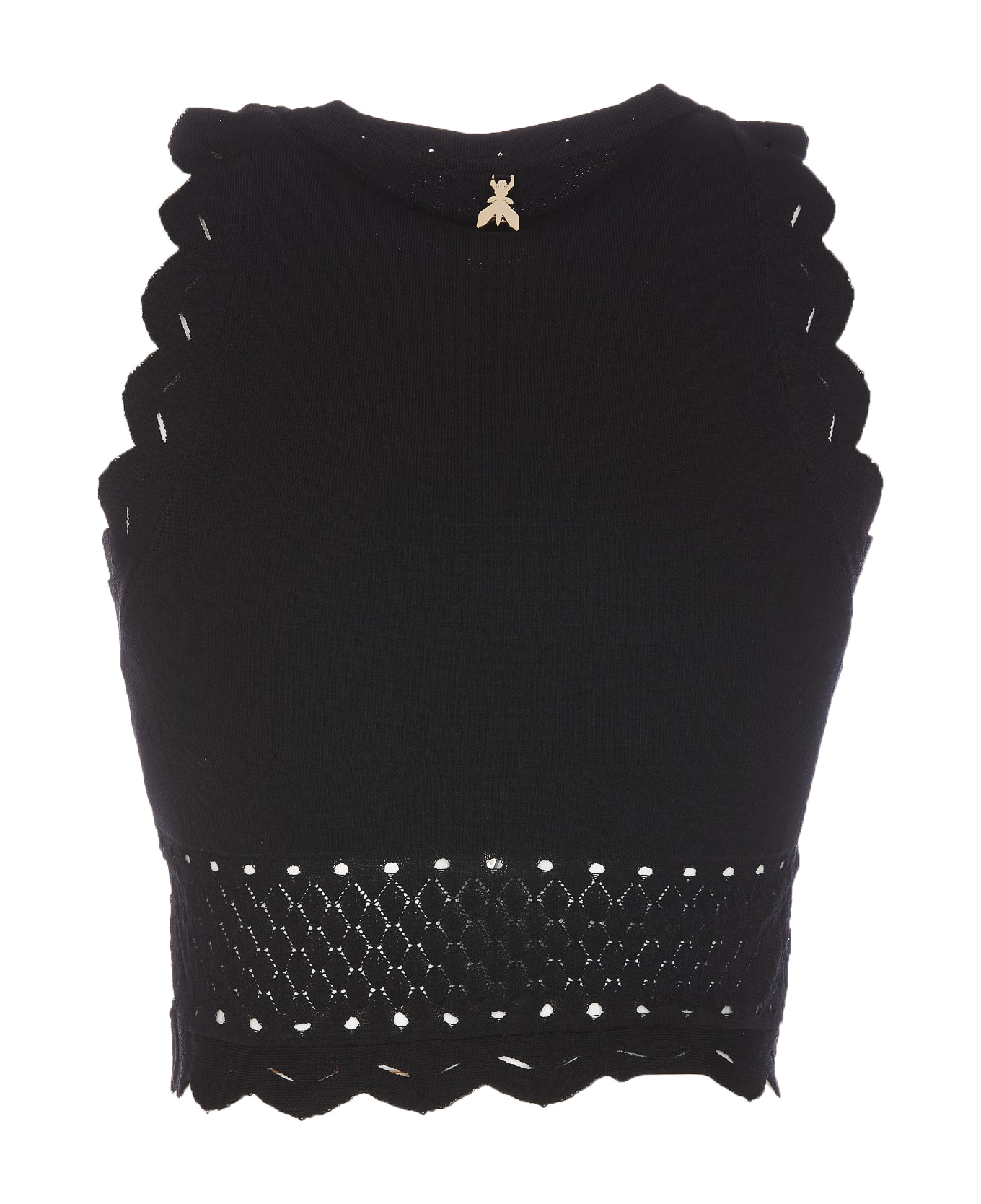 Patrizia Pepe Knitted Top - Black