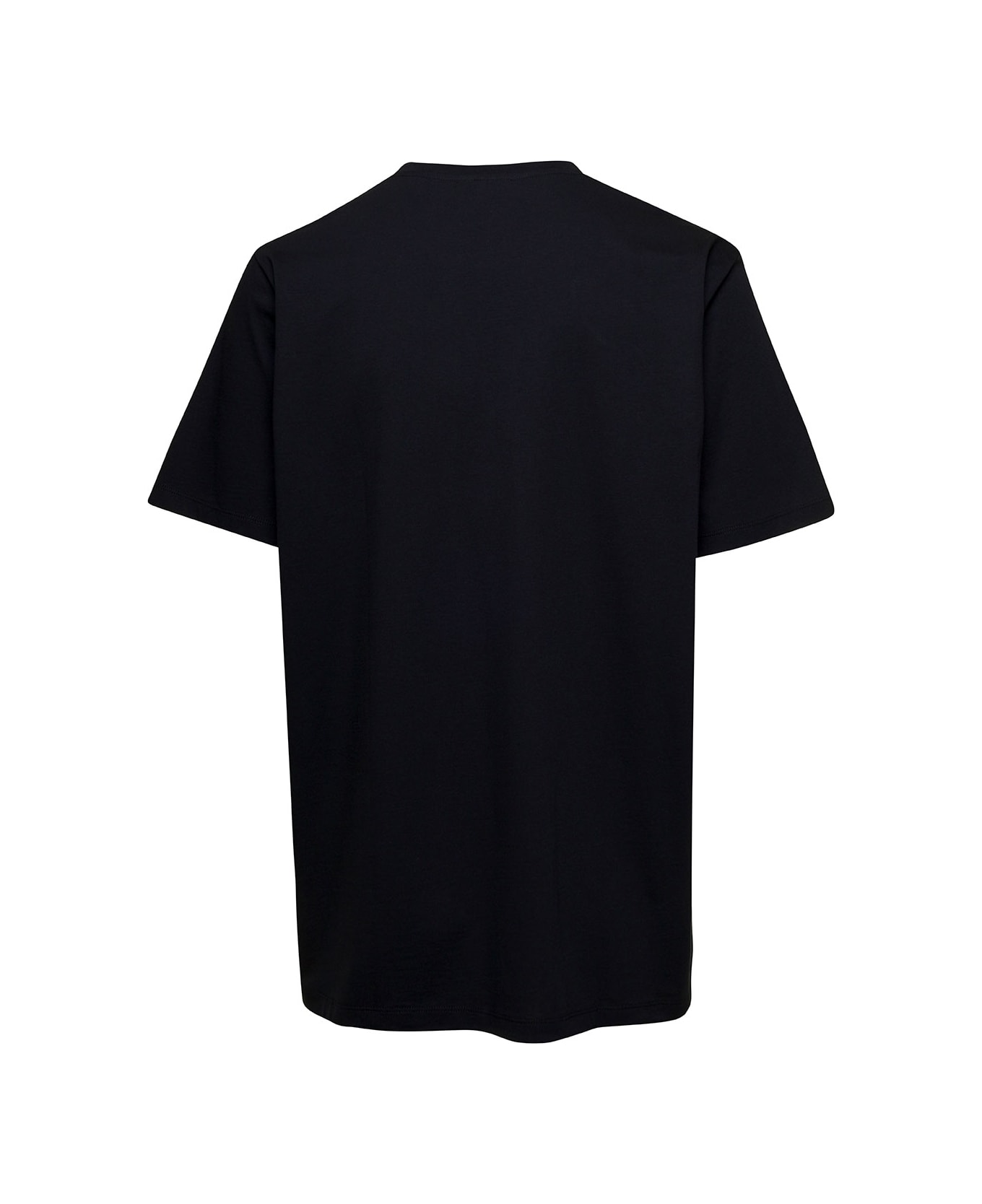 Balmain Flock & Foil T-shirt - Bulky Fit - Black