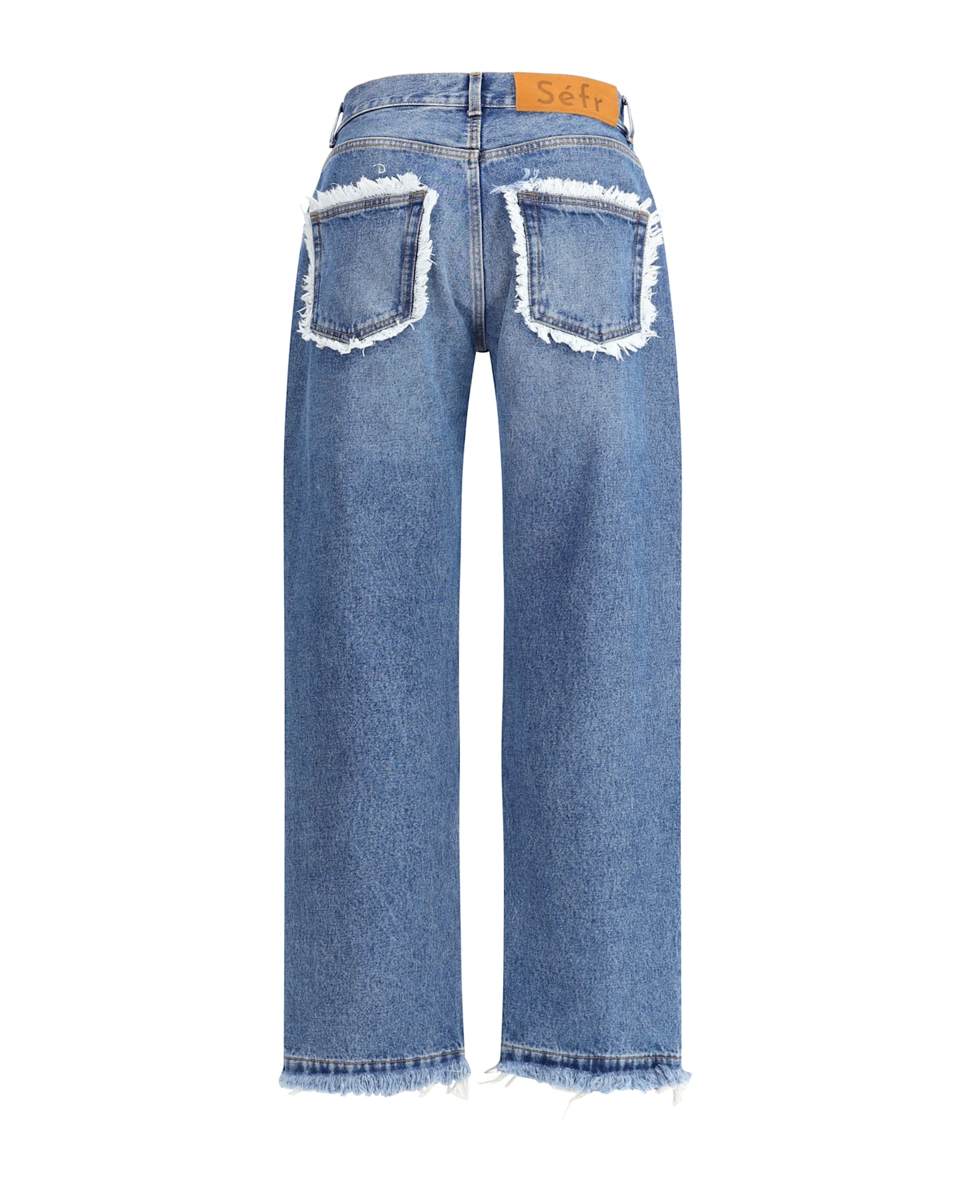Séfr Frayed Cut Jeans