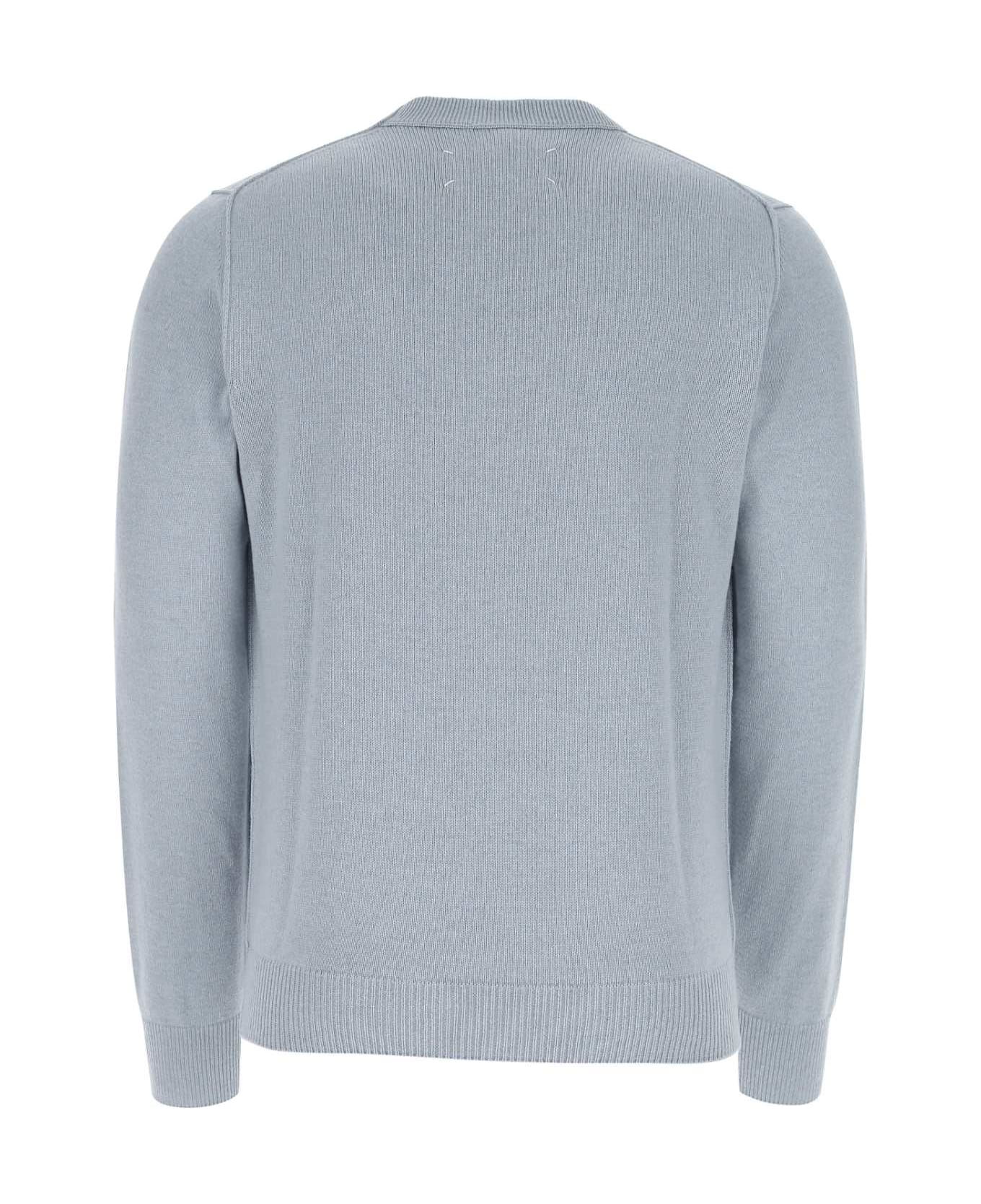 Maison Margiela Pastel Light-blue Cashmere Sweater - 488