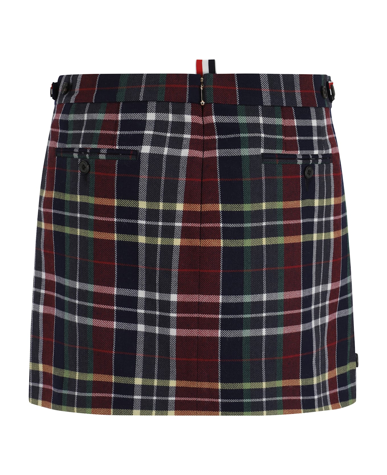 Thom Browne Tartan Mini Skirt - Seasonal Multi